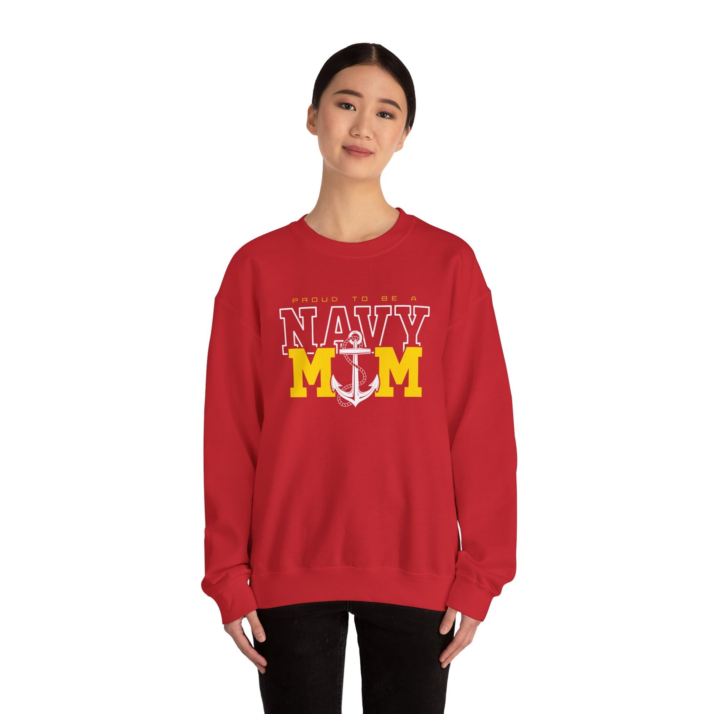 Proud To Be A Navy Mom Sweatshirt