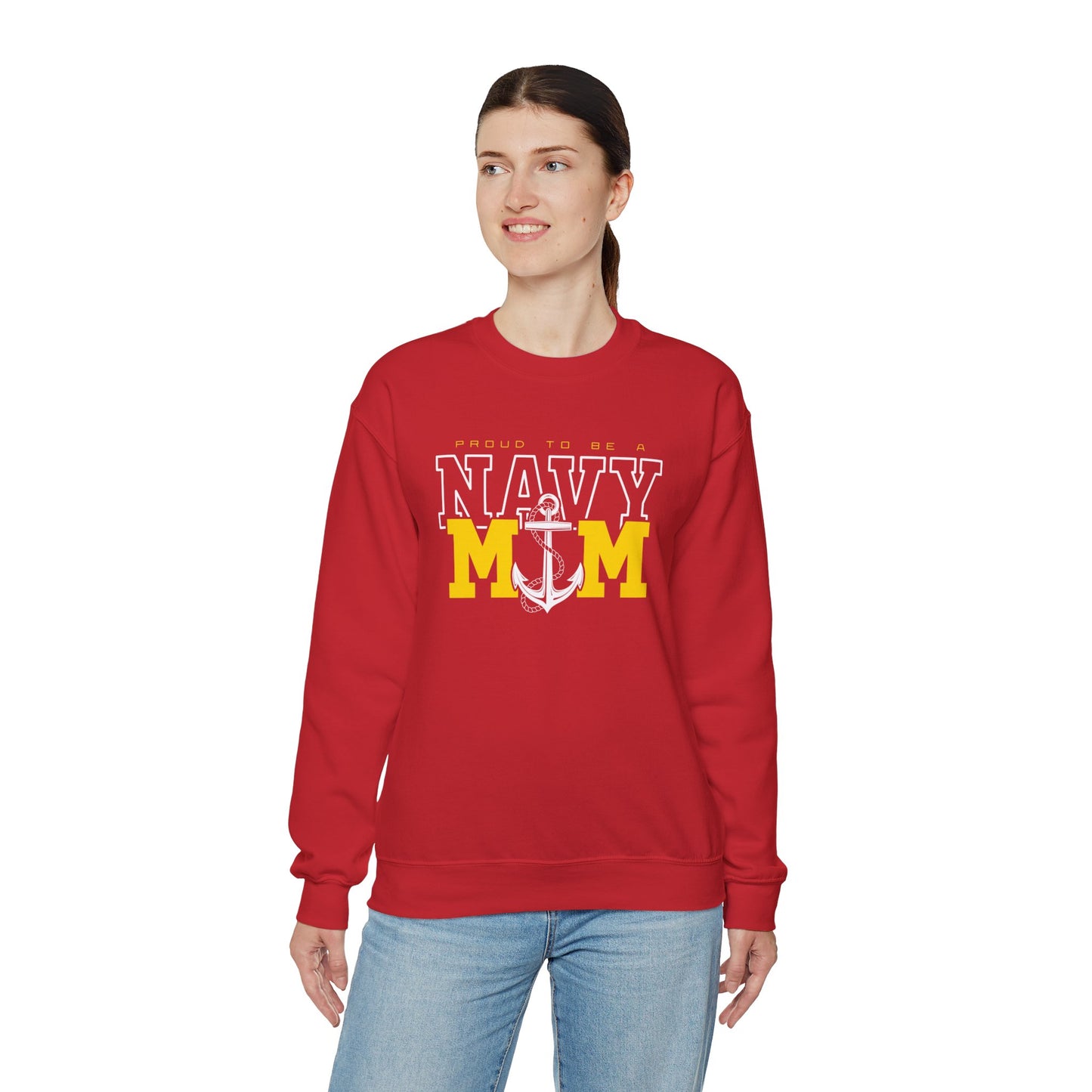 Proud To Be A Navy Mom Sweatshirt