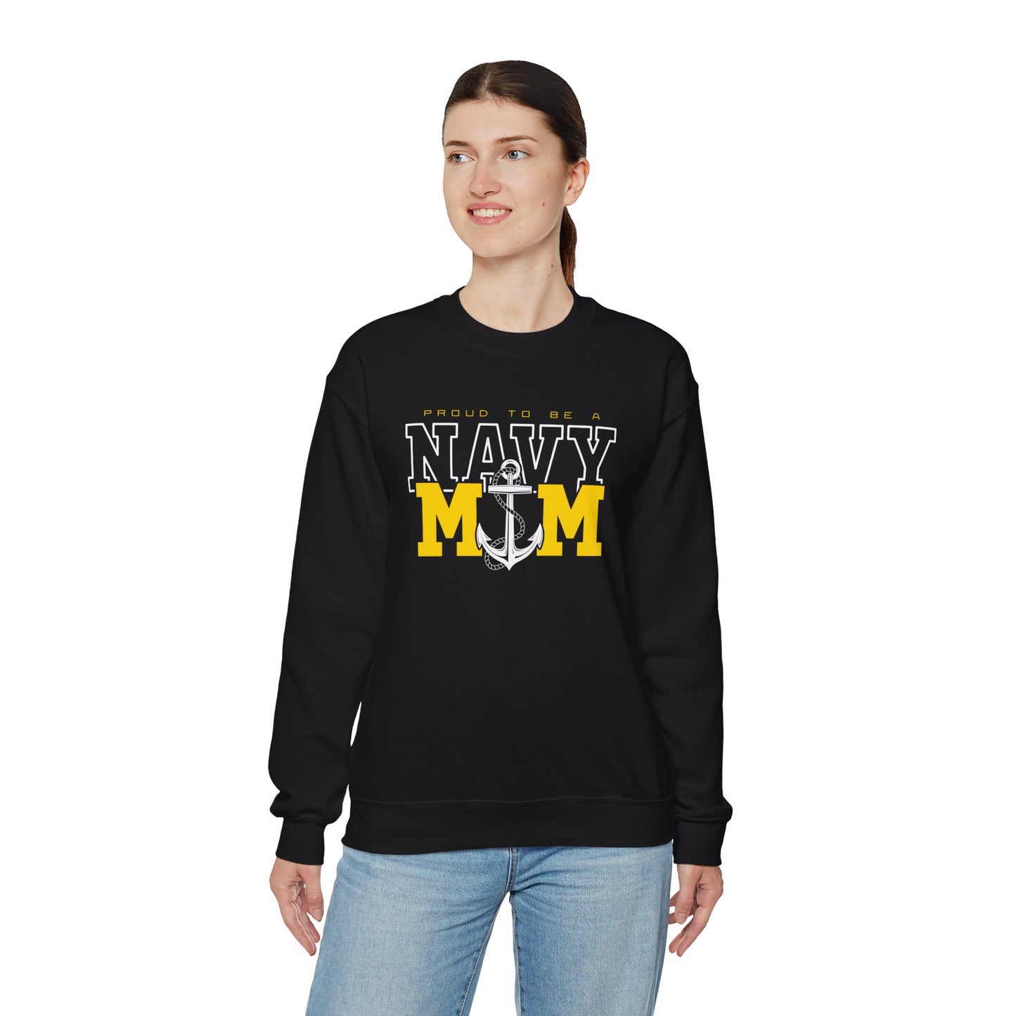 Proud To Be A Navy Mom Sweatshirt