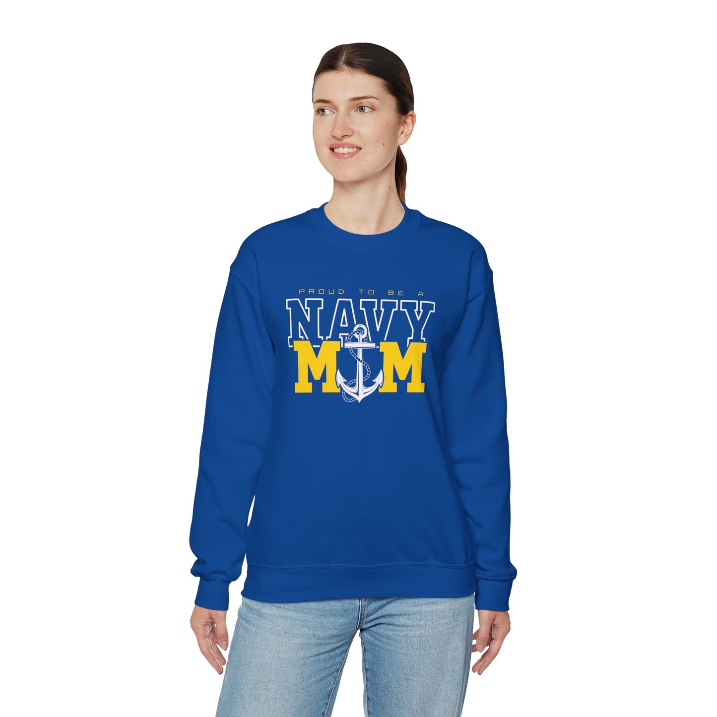 Proud To Be A Navy Mom Sweatshirt