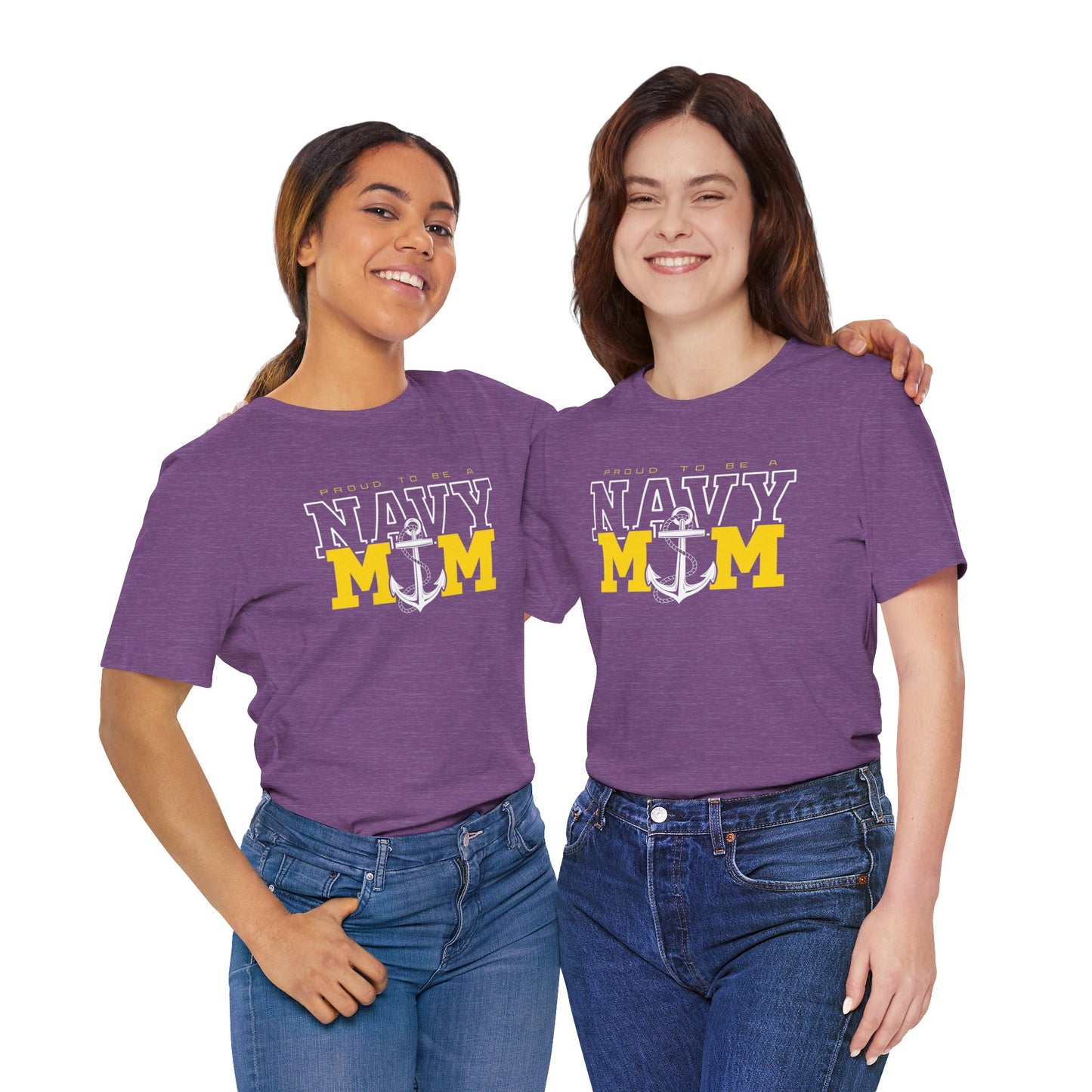 PROUD TO BE A NAVY MOM T-SHIRT