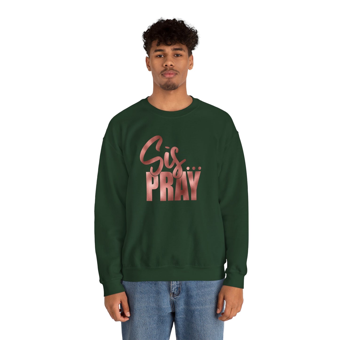 SIS PRAY (GOLD) Crewneck Sweatshirt