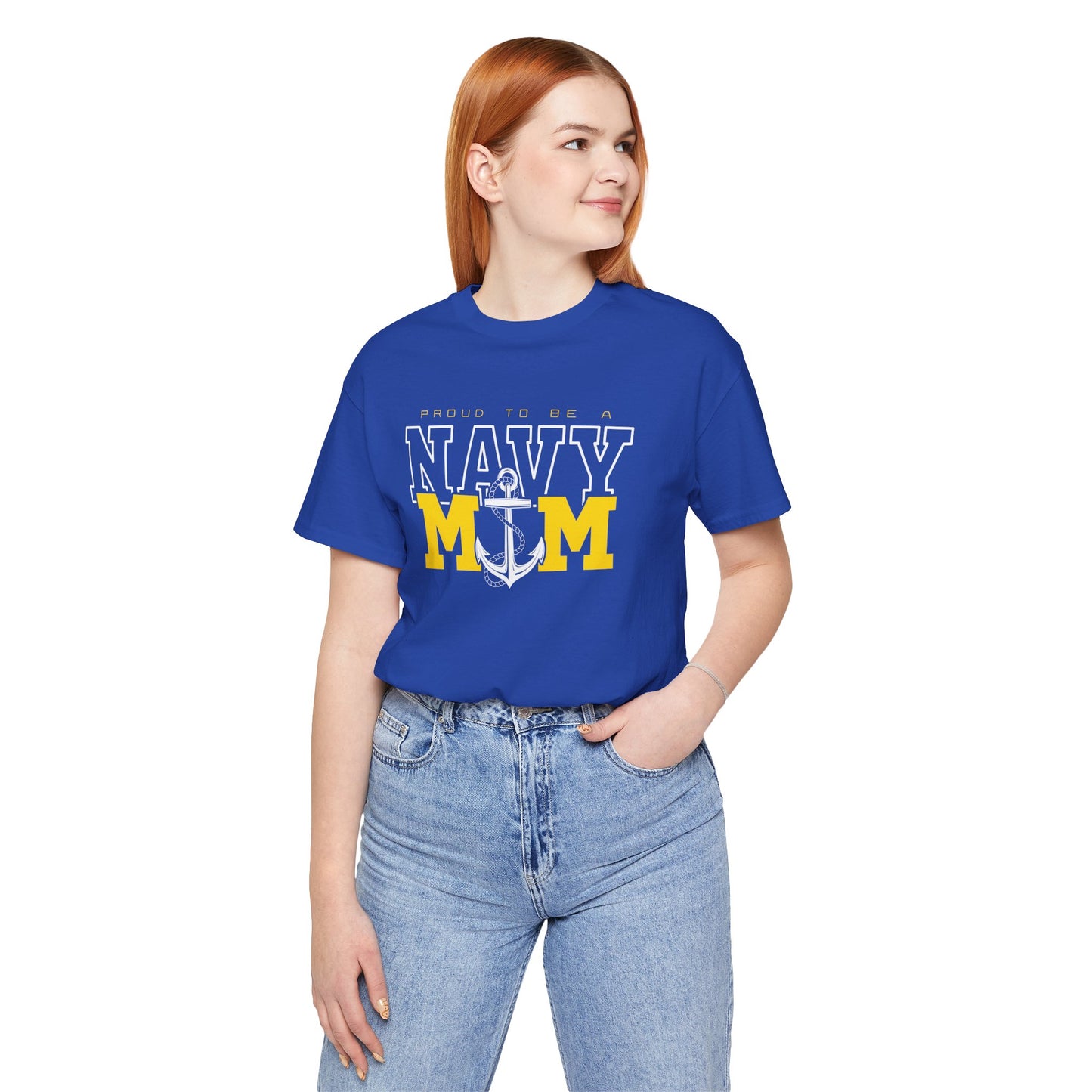 PROUD TO BE A NAVY MOM T-SHIRT