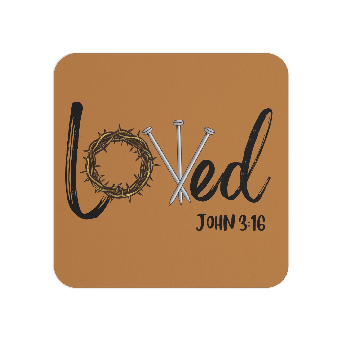 Loved John 3:16Coasters (50, 100 pcs)