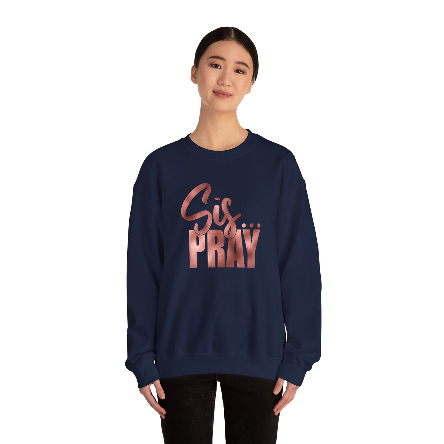 SIS PRAY (GOLD) Crewneck Sweatshirt