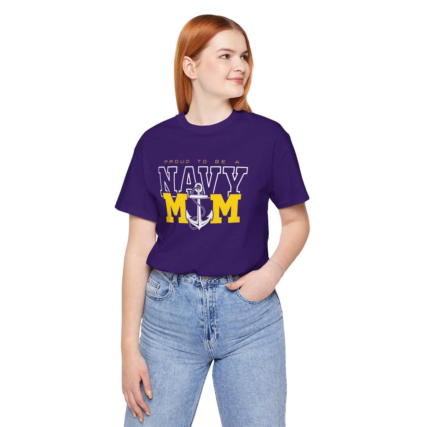 PROUD TO BE A NAVY MOM T-SHIRT