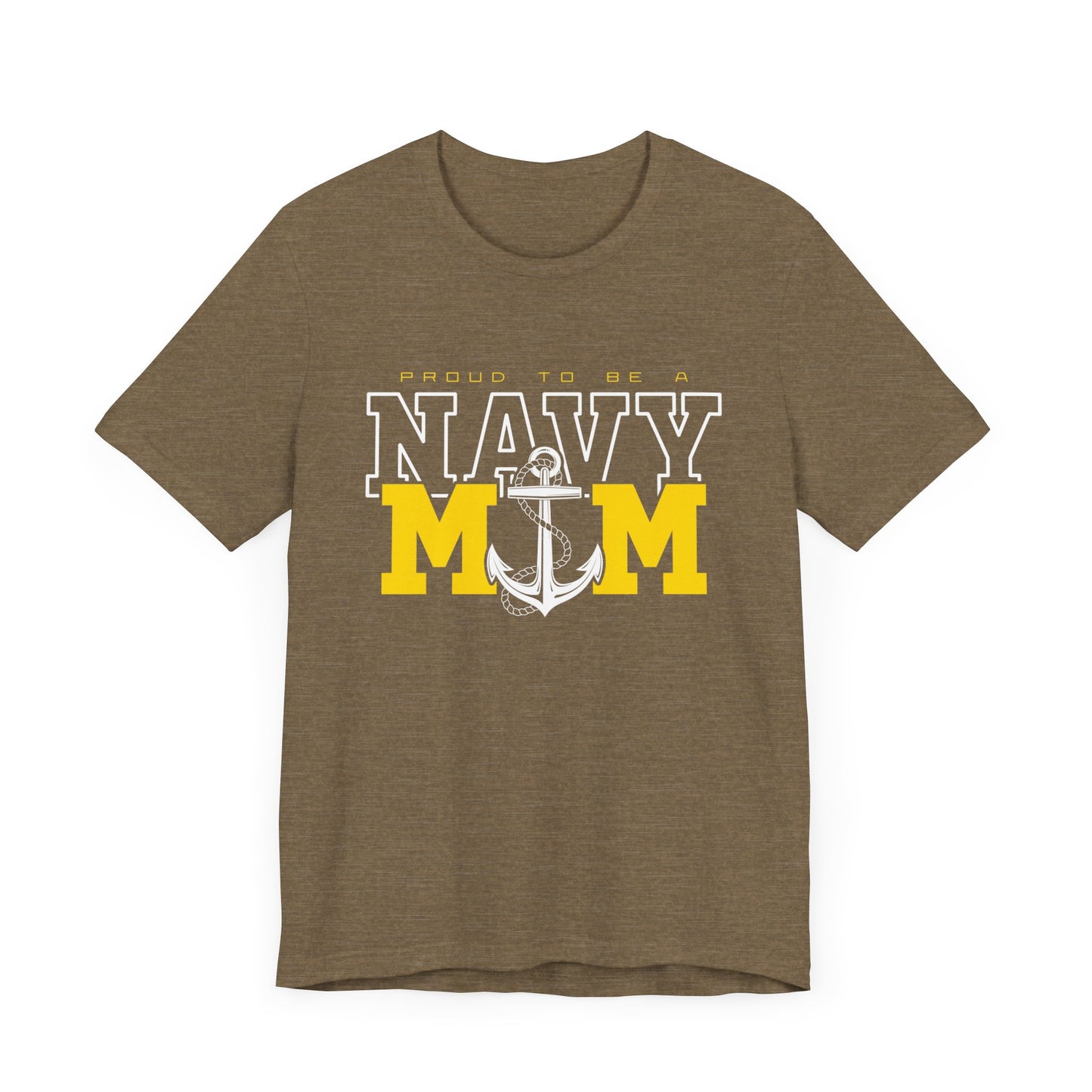 Proud Navy Mom Short Sleeve Tee