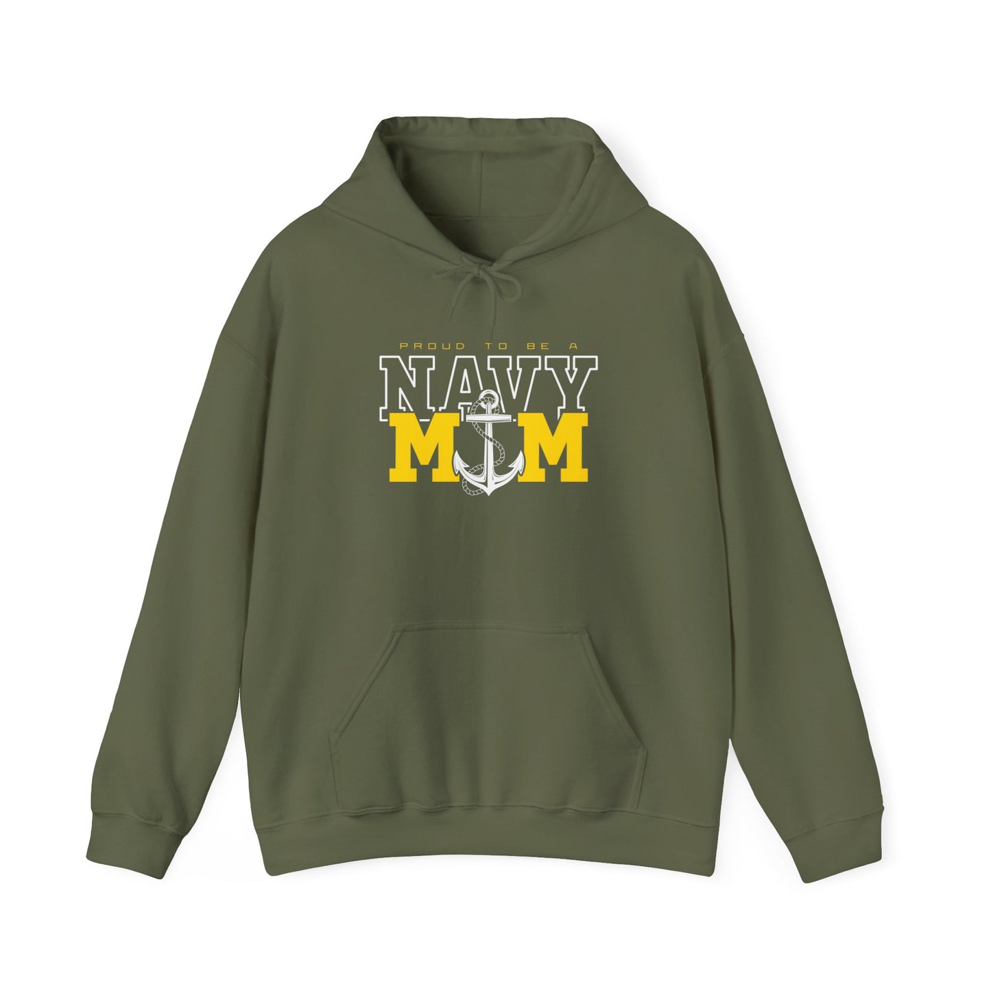 Proud Navy Mom Hoodie