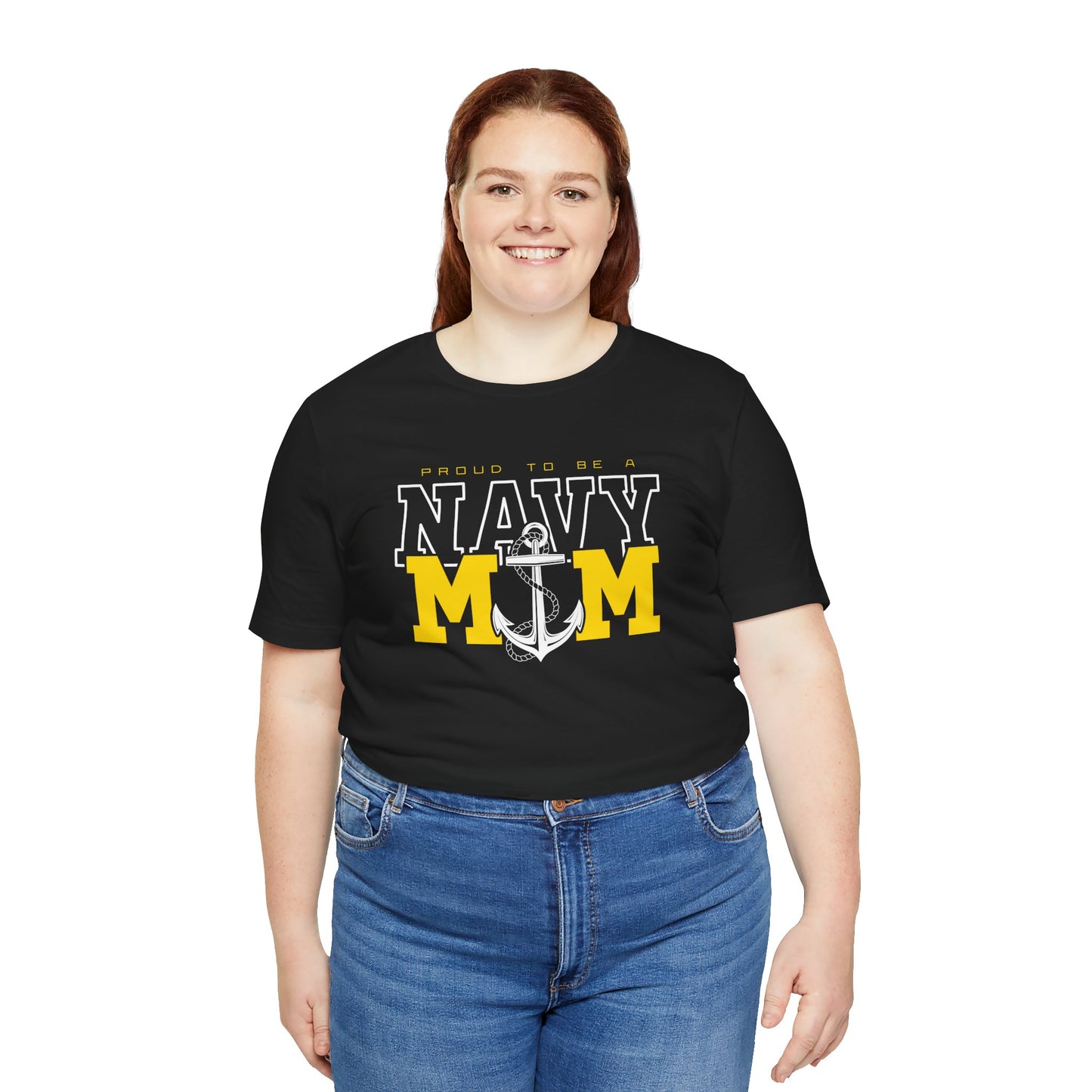 PROUD TO BE A NAVY MOM T-SHIRT