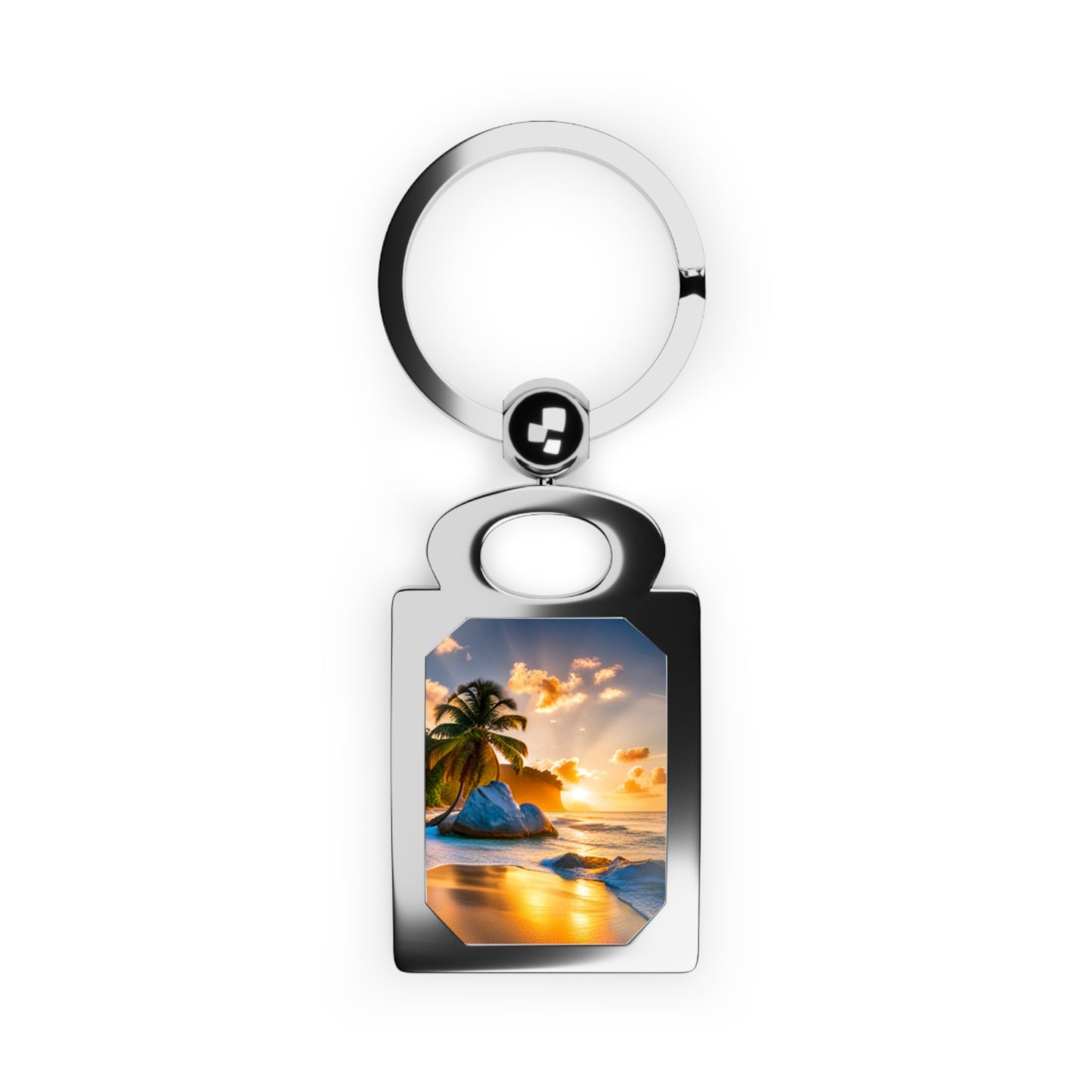 Rectangle Photo Keyring