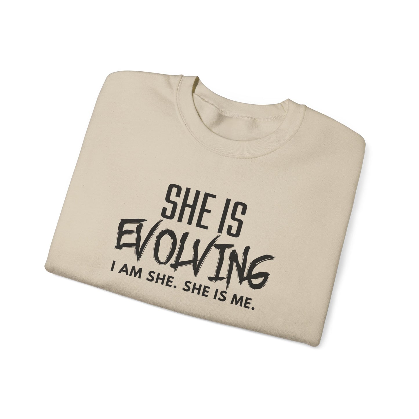 She Is Evolving  Crewneck Sweatshirt