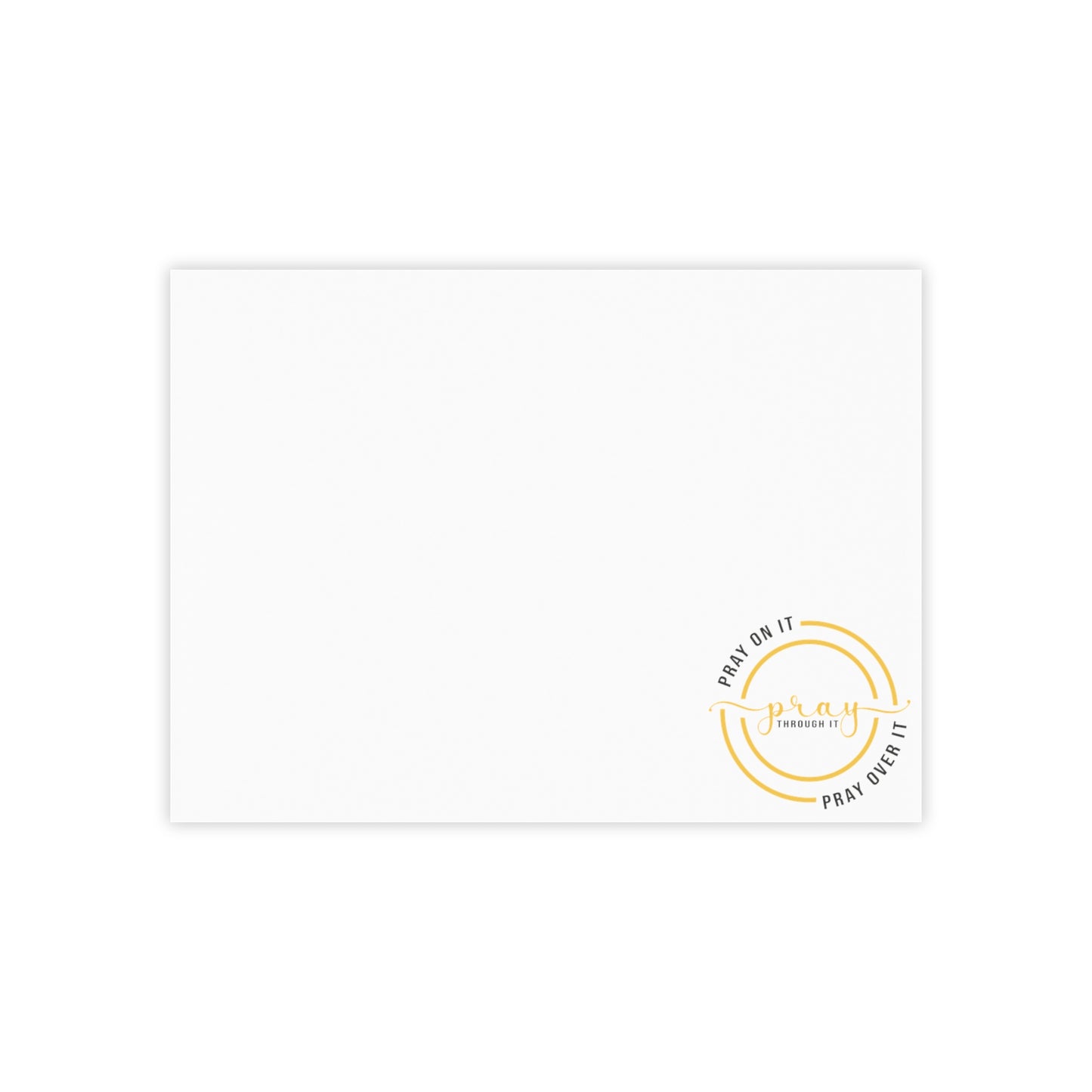 Pray on it Pray through it Pray over it Post-it® Note Pads