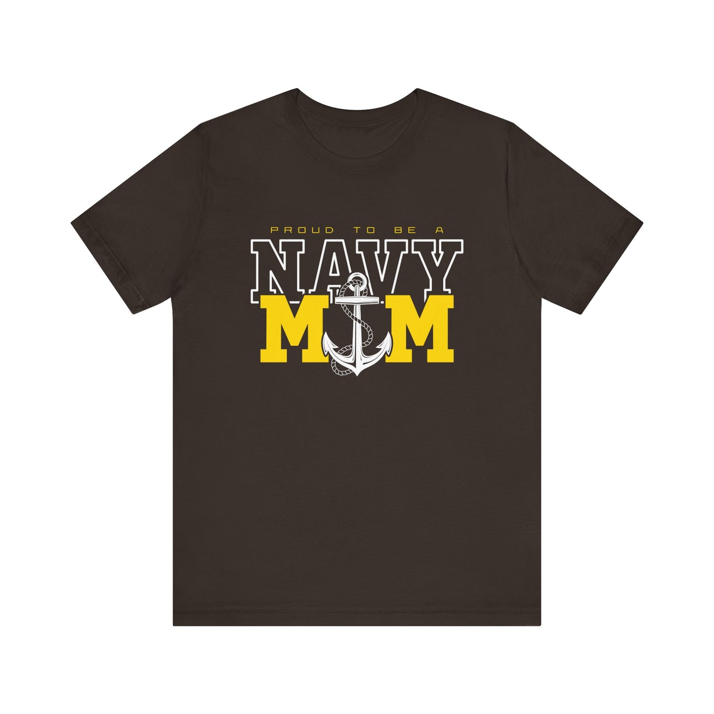 Proud Navy Mom Short Sleeve Tee