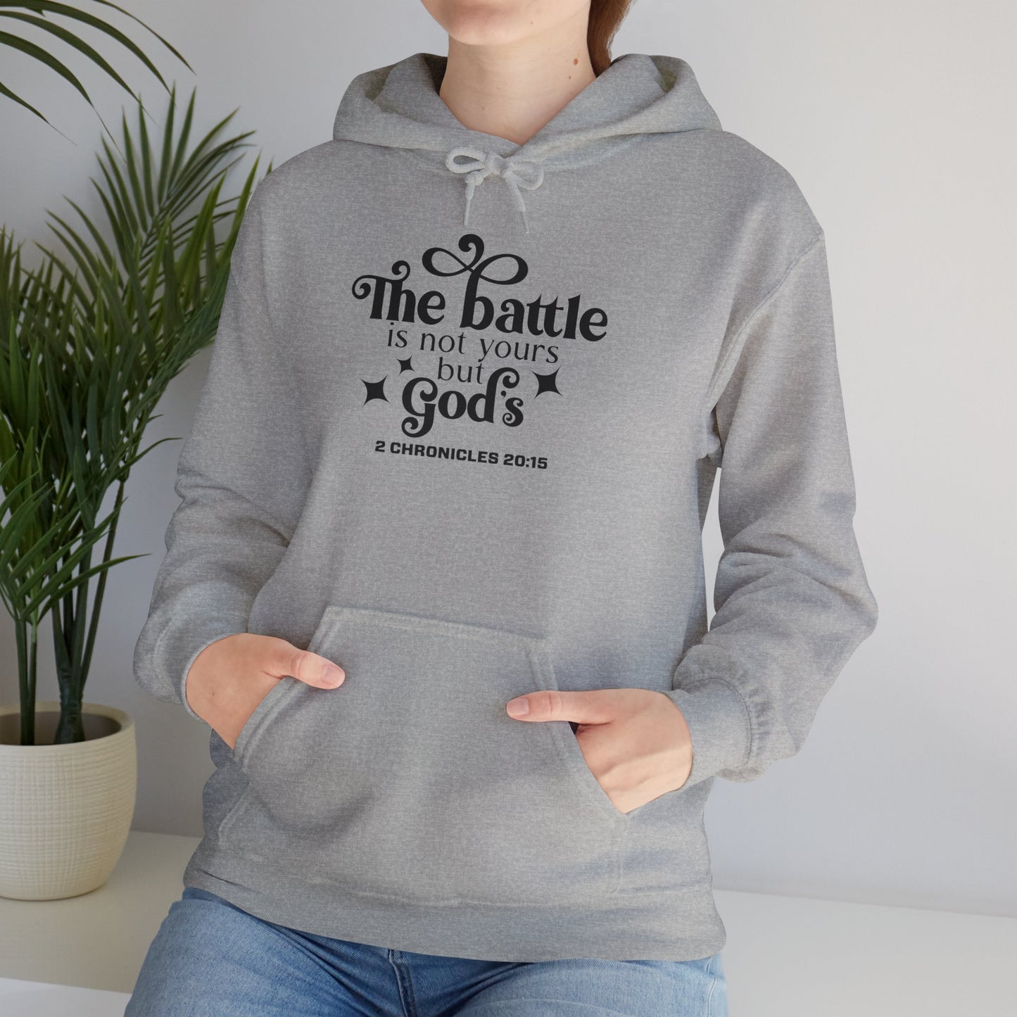 The Battle Is Not Yours But Gods Hoodie