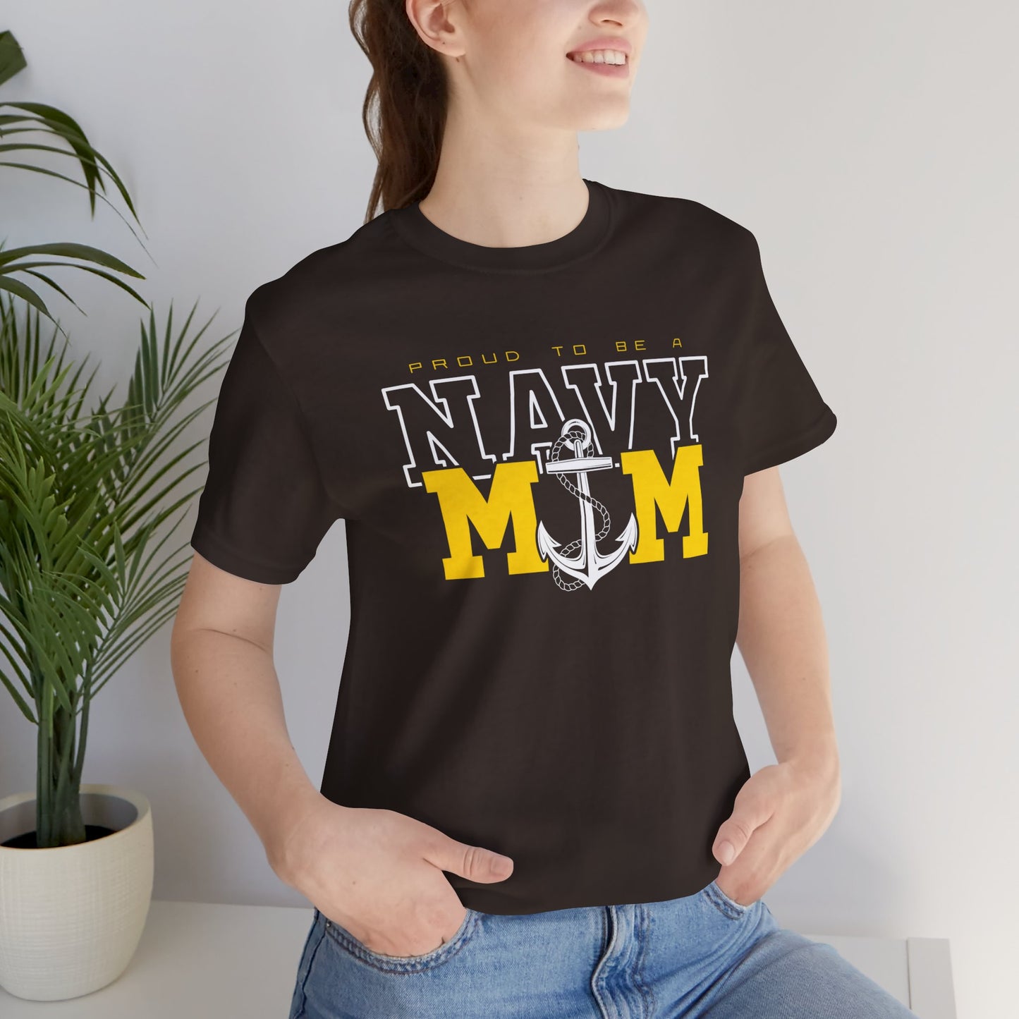 PROUD TO BE A NAVY MOM T-SHIRT