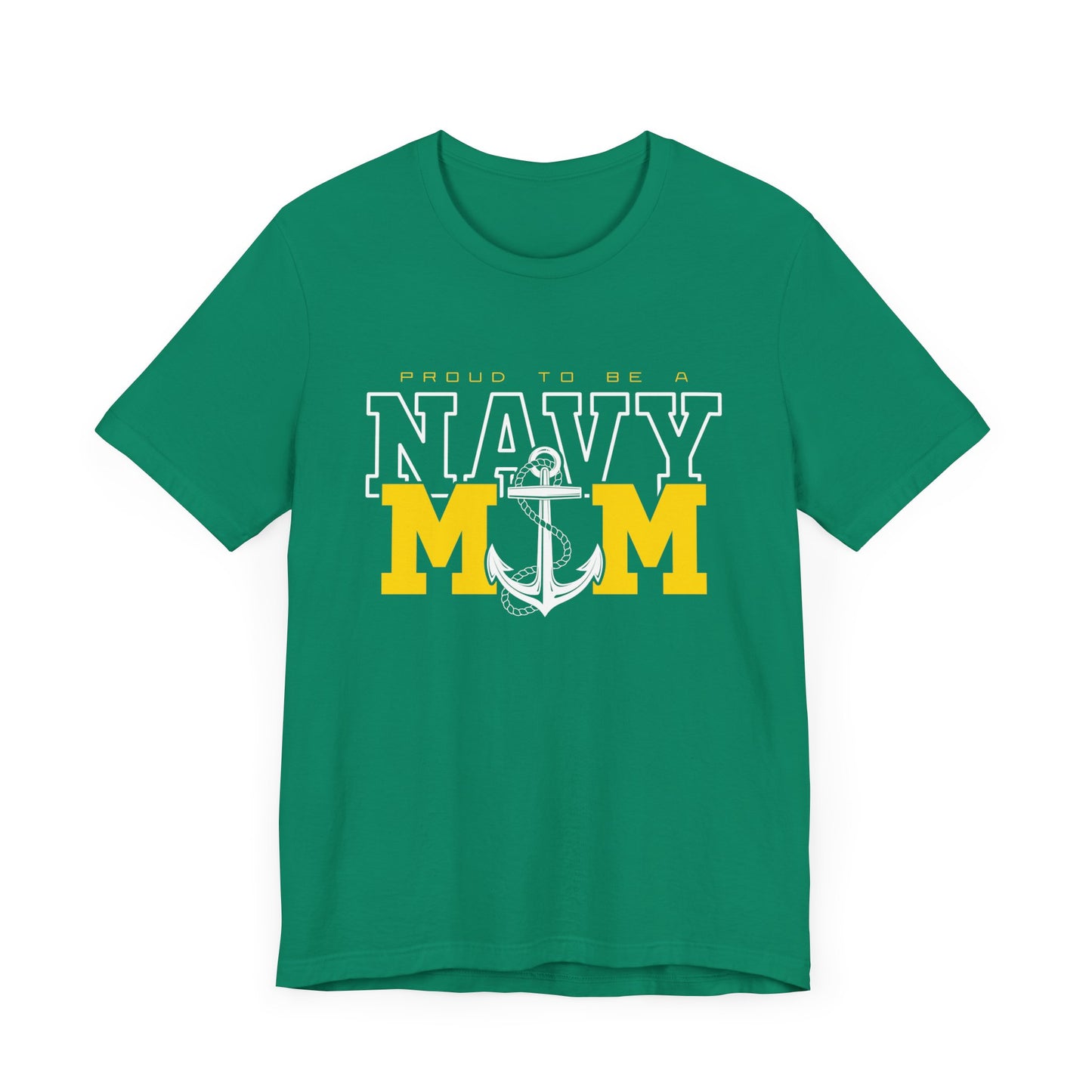 Proud Navy Mom Short Sleeve Tee