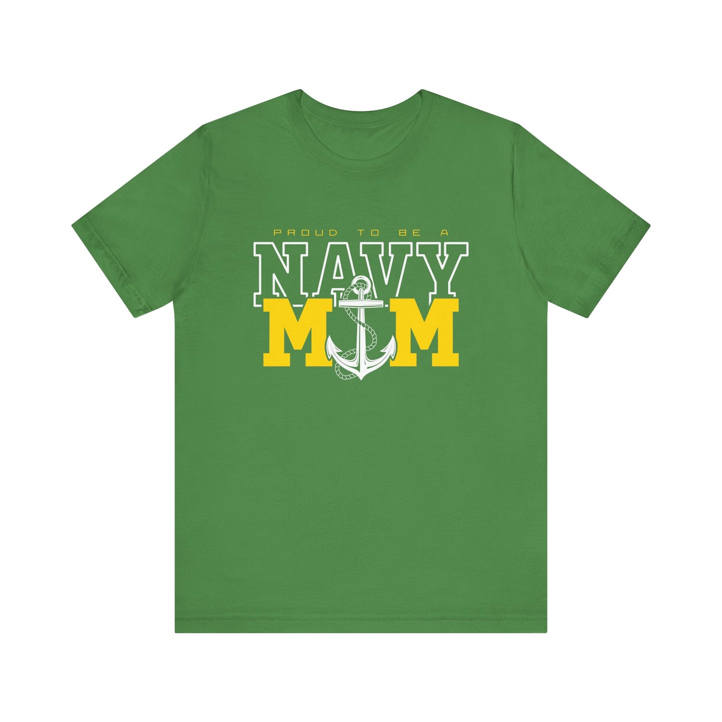 Proud Navy Mom Short Sleeve Tee