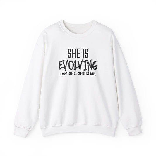 She Is Evolving  Crewneck Sweatshirt