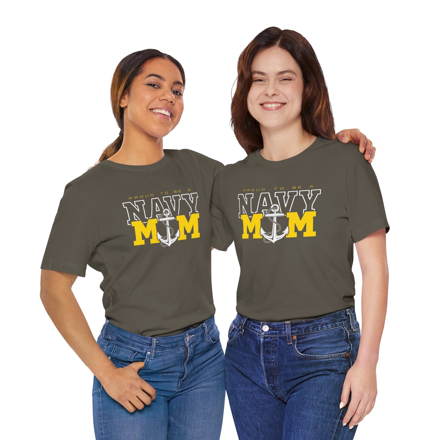 PROUD TO BE A NAVY MOM T-SHIRT