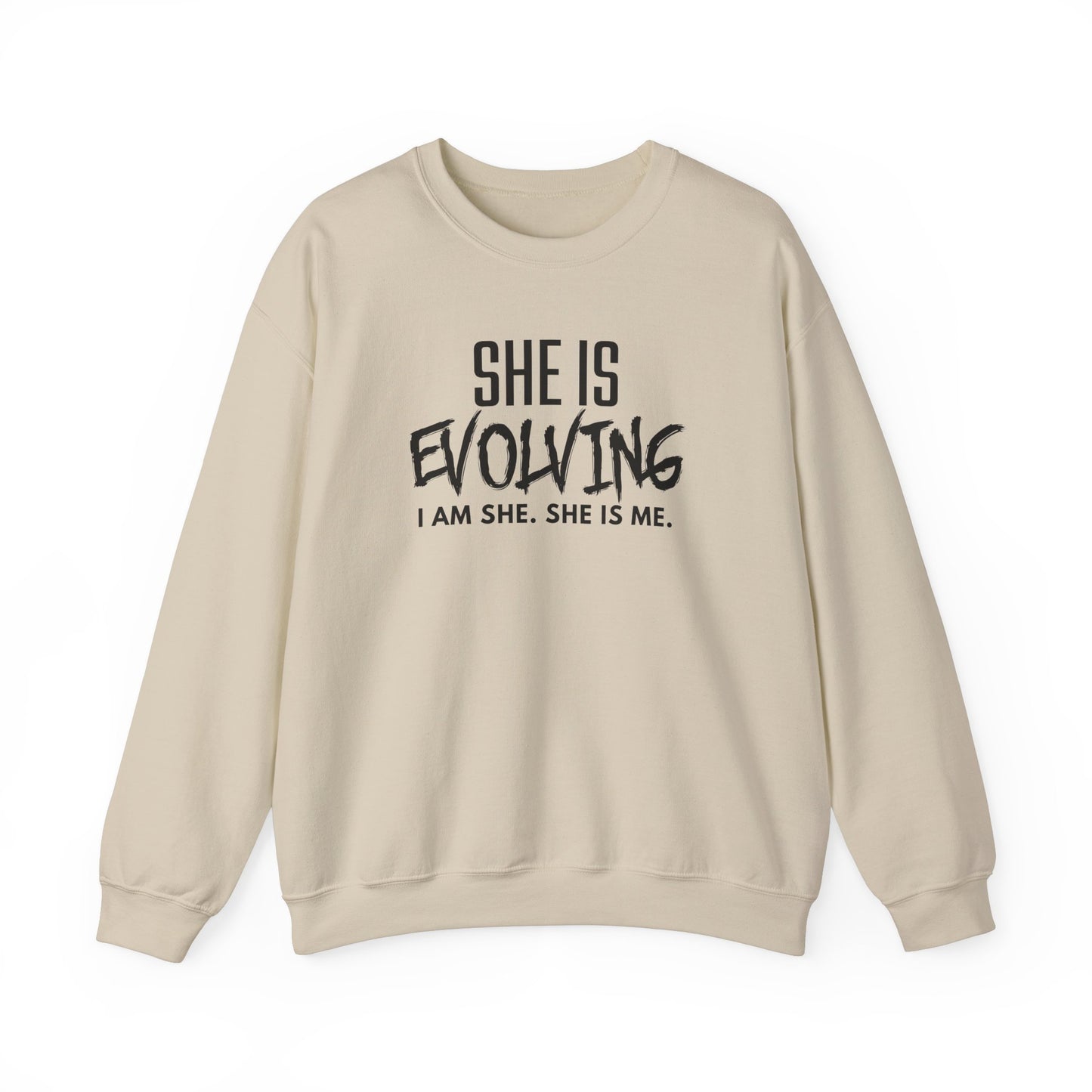 She Is Evolving  Crewneck Sweatshirt