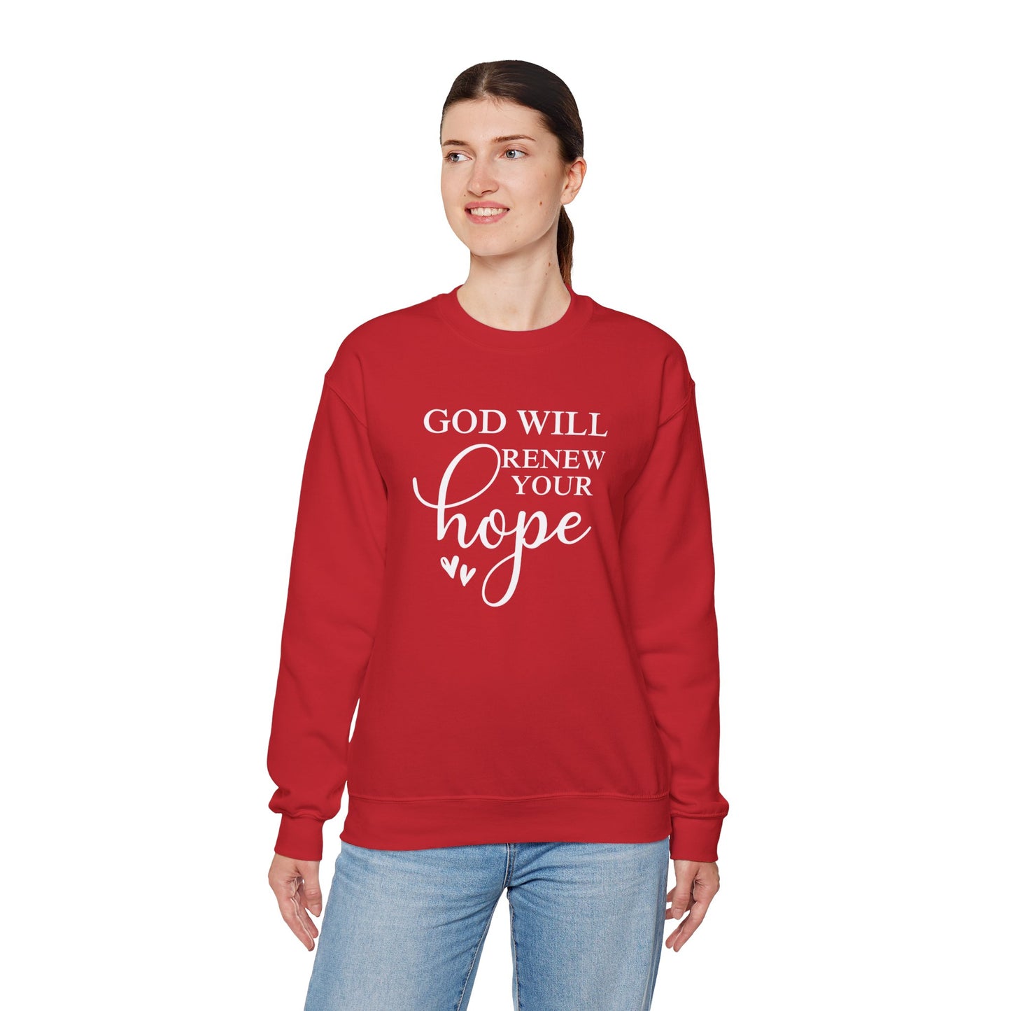 God Will Renew Your Hope Unisex Crewneck Sweatshirt