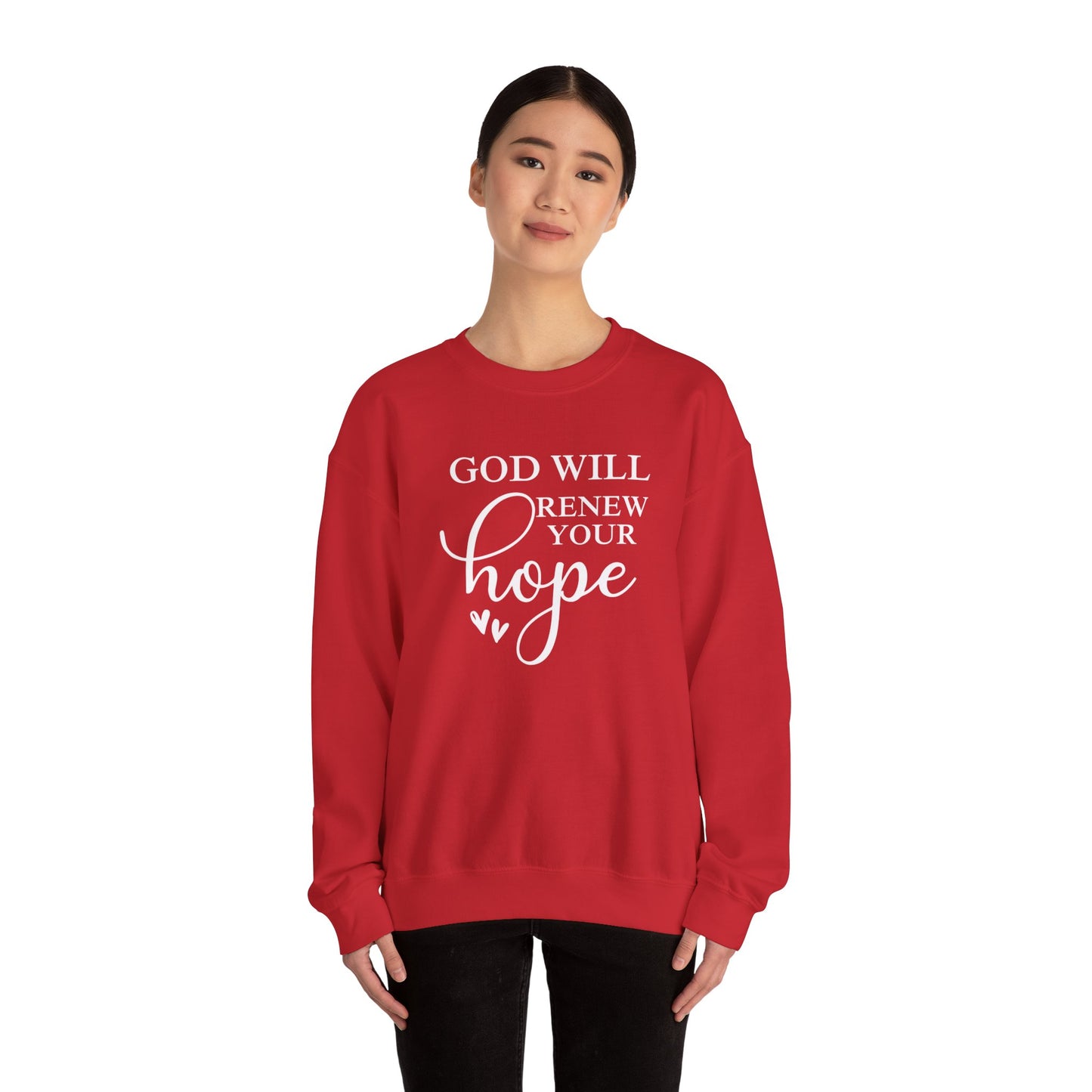 God Will Renew Your Hope Unisex Crewneck Sweatshirt