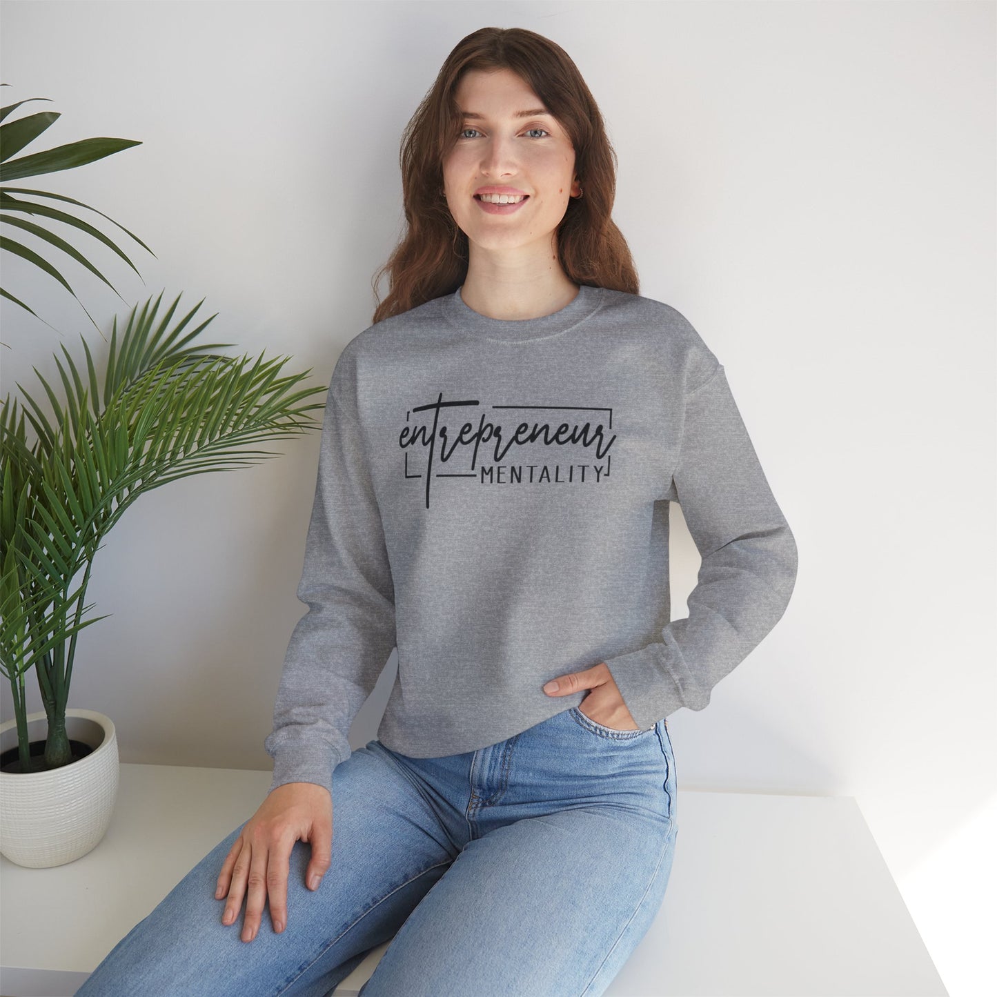 Entrepreneur Mentality Unisex  Crewneck Sweatshirts