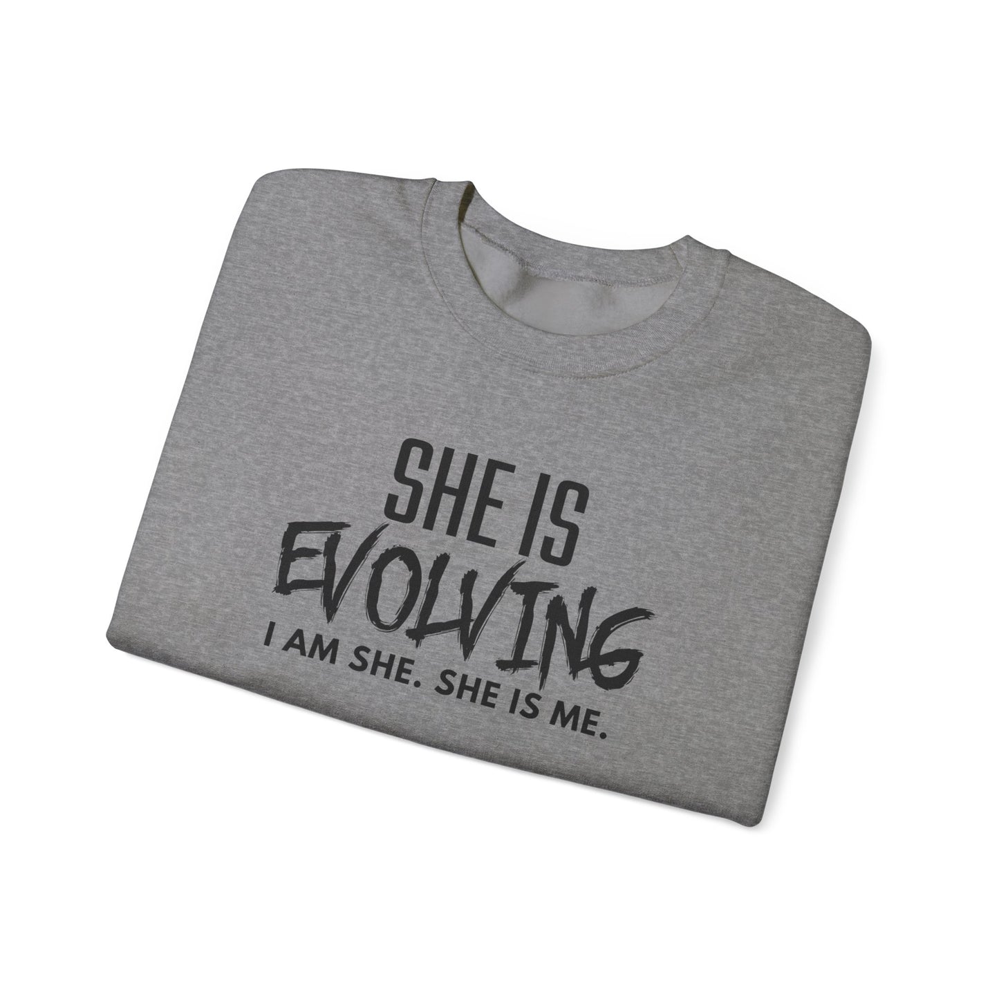 She Is Evolving  Crewneck Sweatshirt