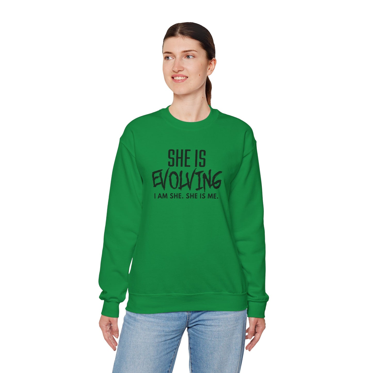 She Is Evolving  Crewneck Sweatshirt