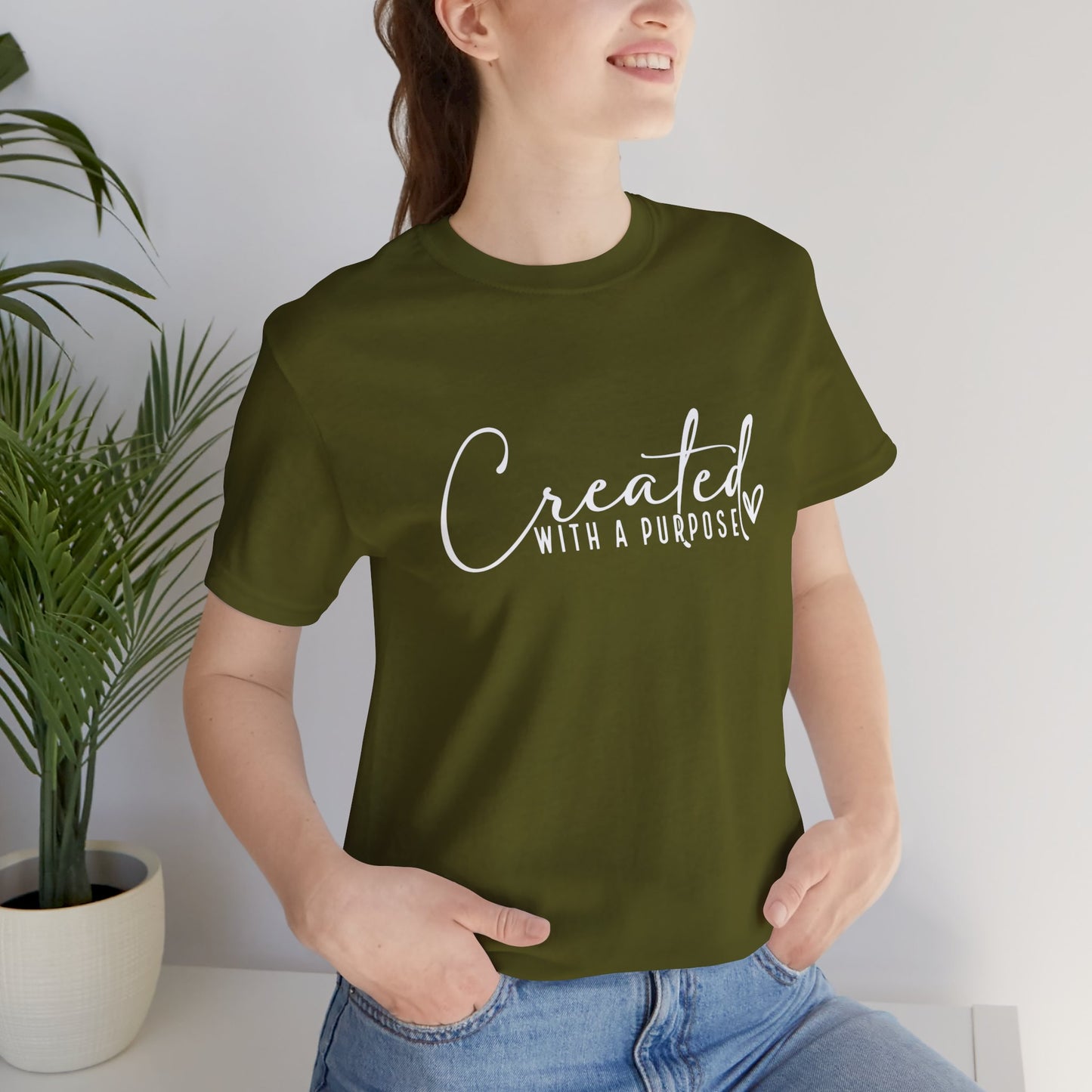 Created With  A Purpose Unisex  T-Shirt