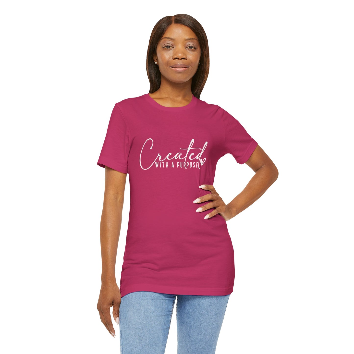 Created With  A Purpose Unisex  T-Shirt