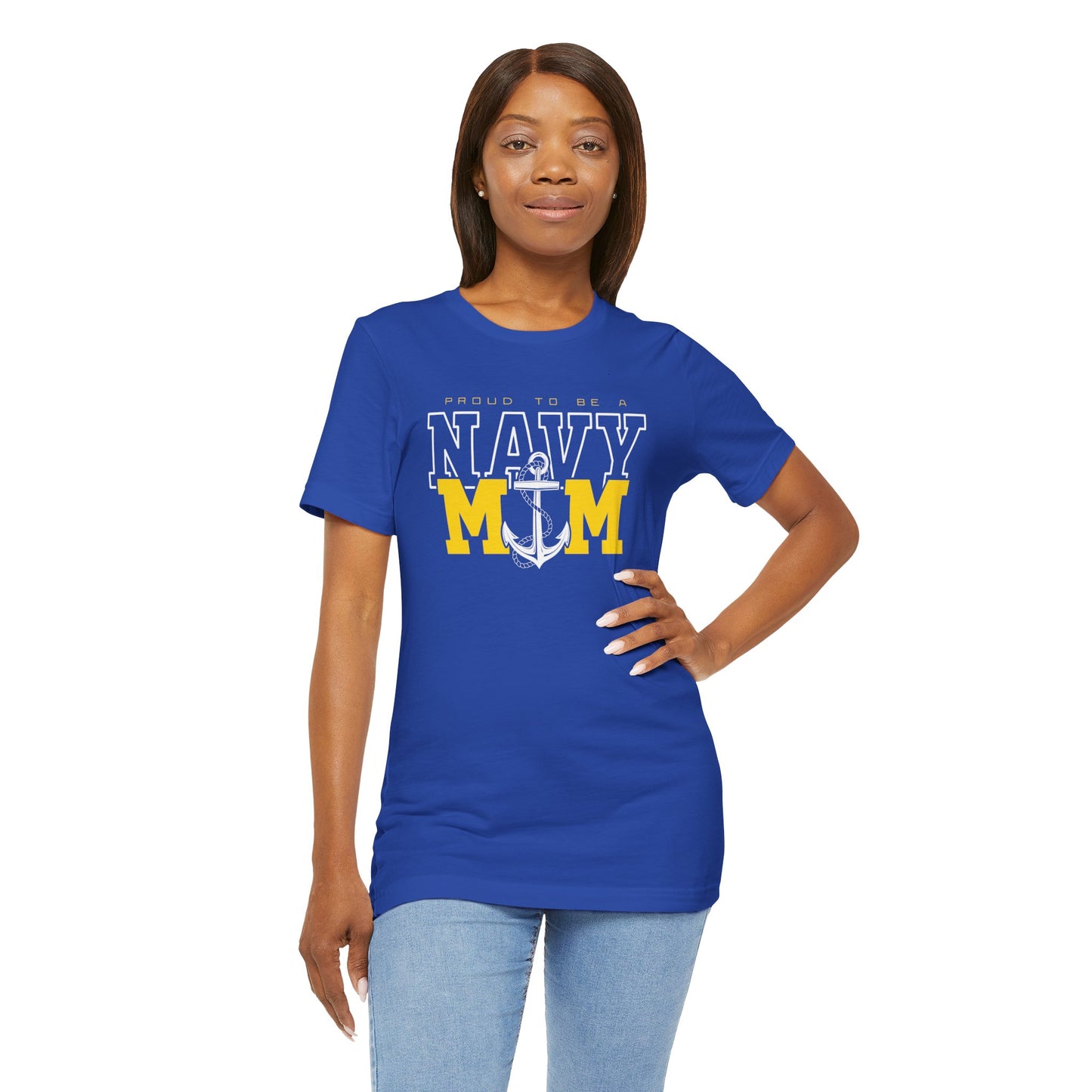 PROUD TO BE A NAVY MOM T-SHIRT