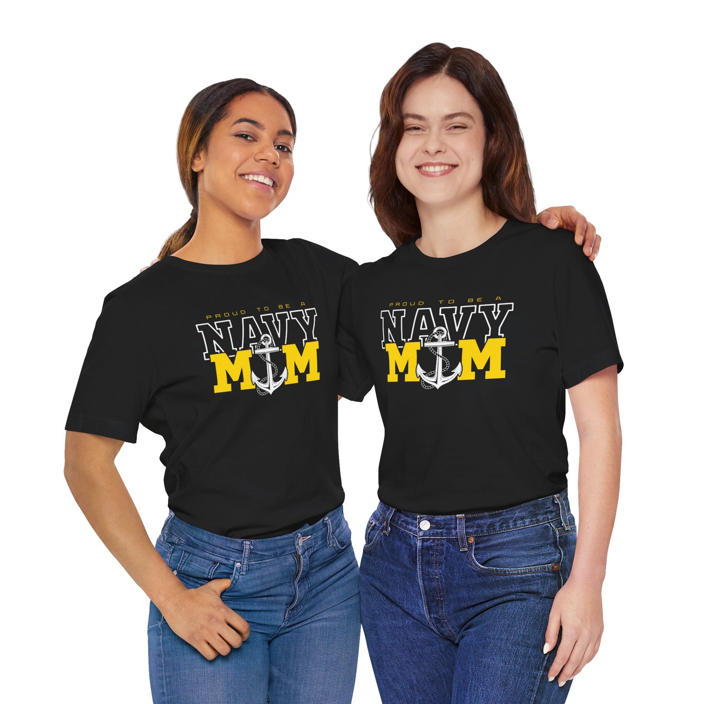 PROUD TO BE A NAVY MOM T-SHIRT