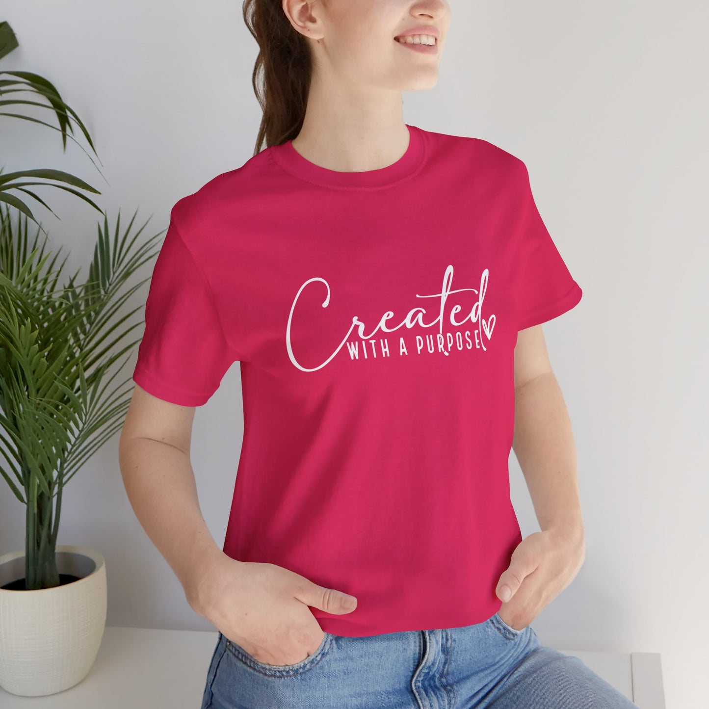 Created With  A Purpose Unisex  T-Shirt