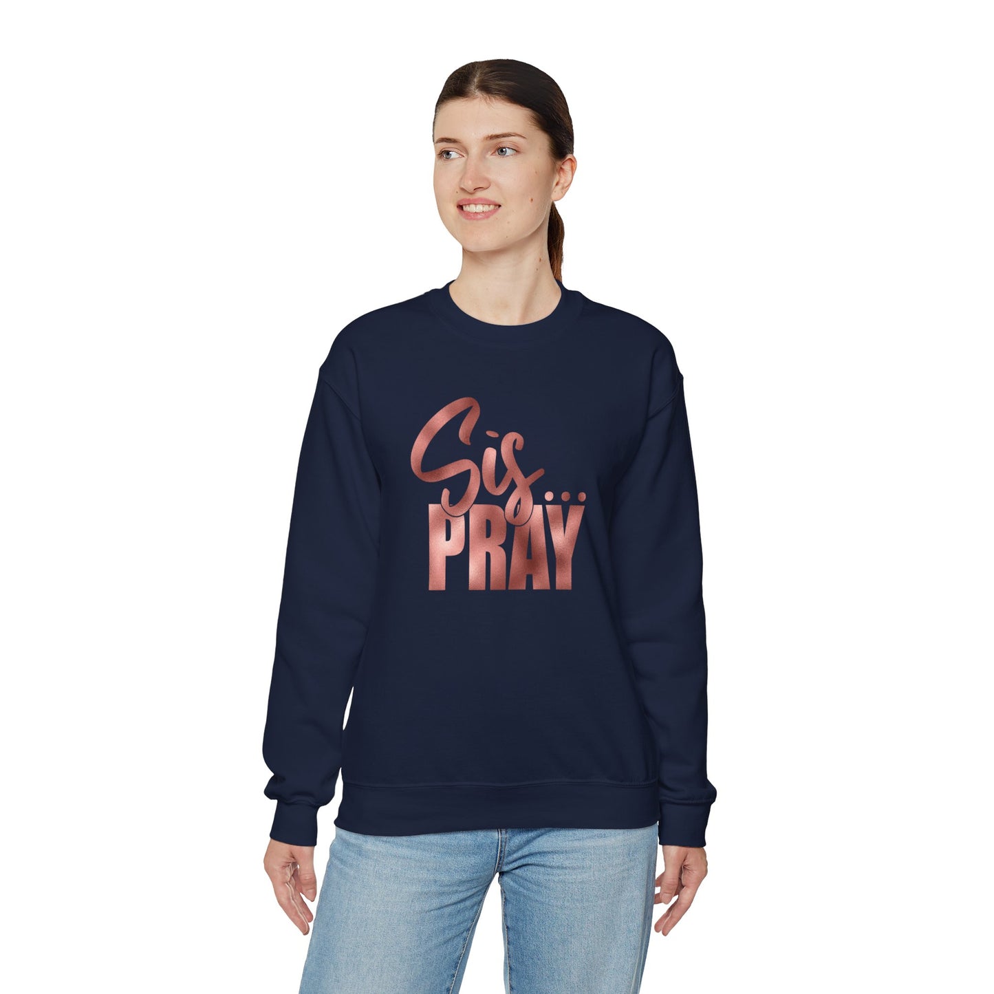 SIS PRAY (GOLD) Crewneck Sweatshirt