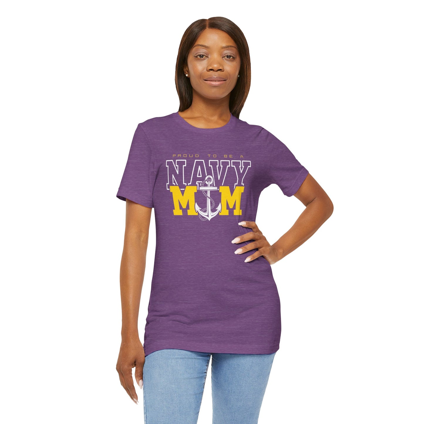 PROUD TO BE A NAVY MOM T-SHIRT