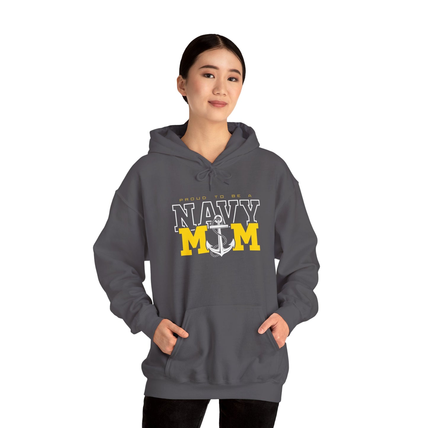 Proud Navy Mom Hoodie