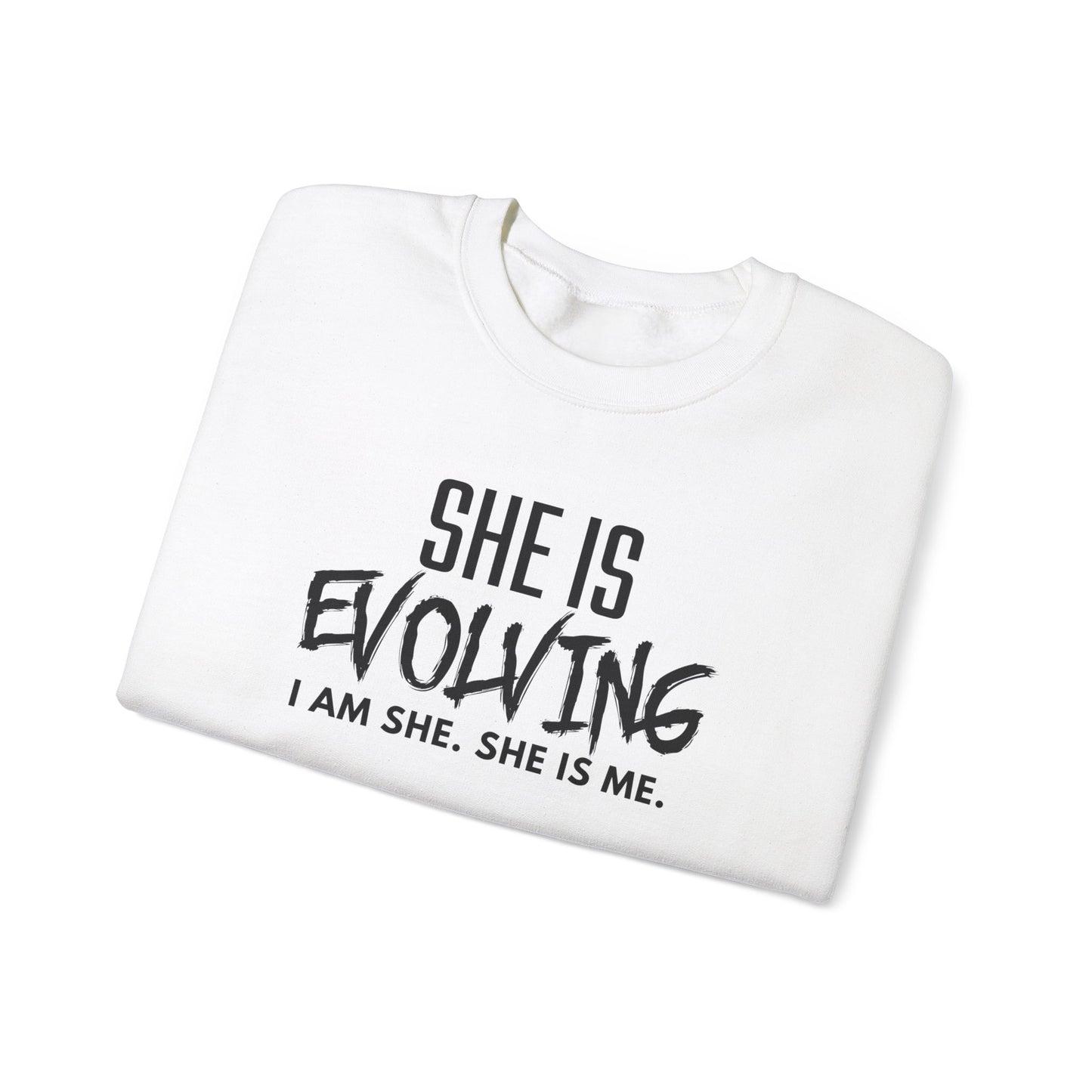 She Is Evolving  Crewneck Sweatshirt