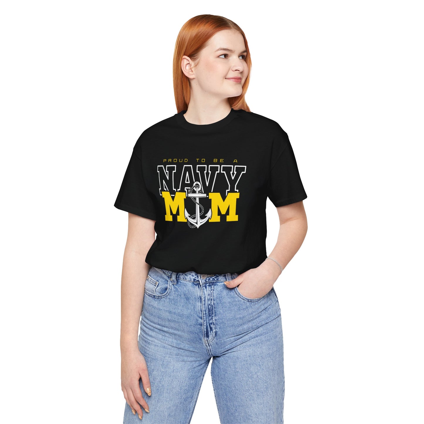 PROUD TO BE A NAVY MOM T-SHIRT