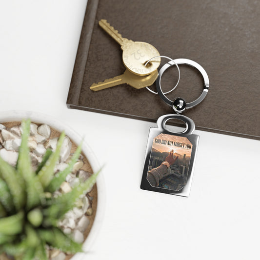 Rectangle Photo Keychain