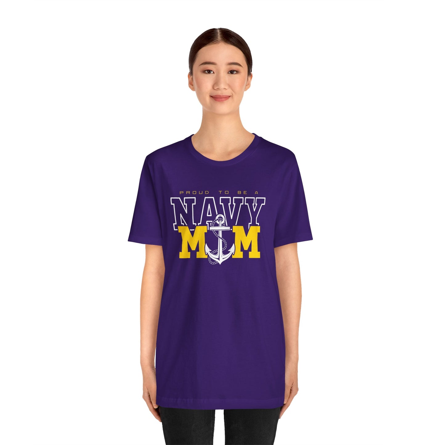 PROUD TO BE A NAVY MOM T-SHIRT