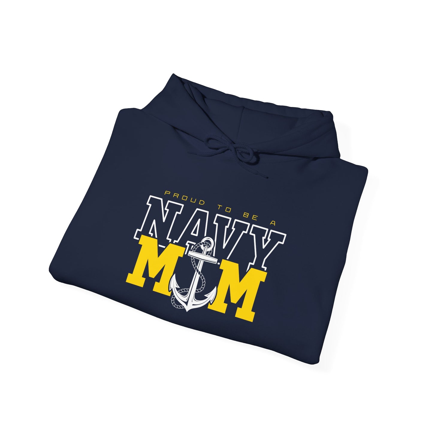 Proud Navy Mom Hoodie