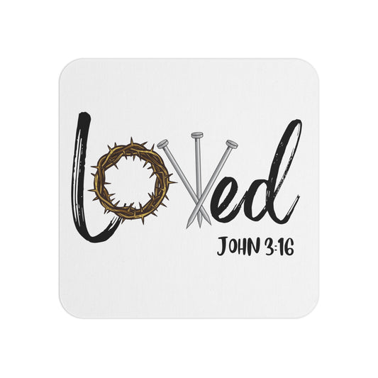 Loved John 3:16 Coasters (50, 100 pcs)