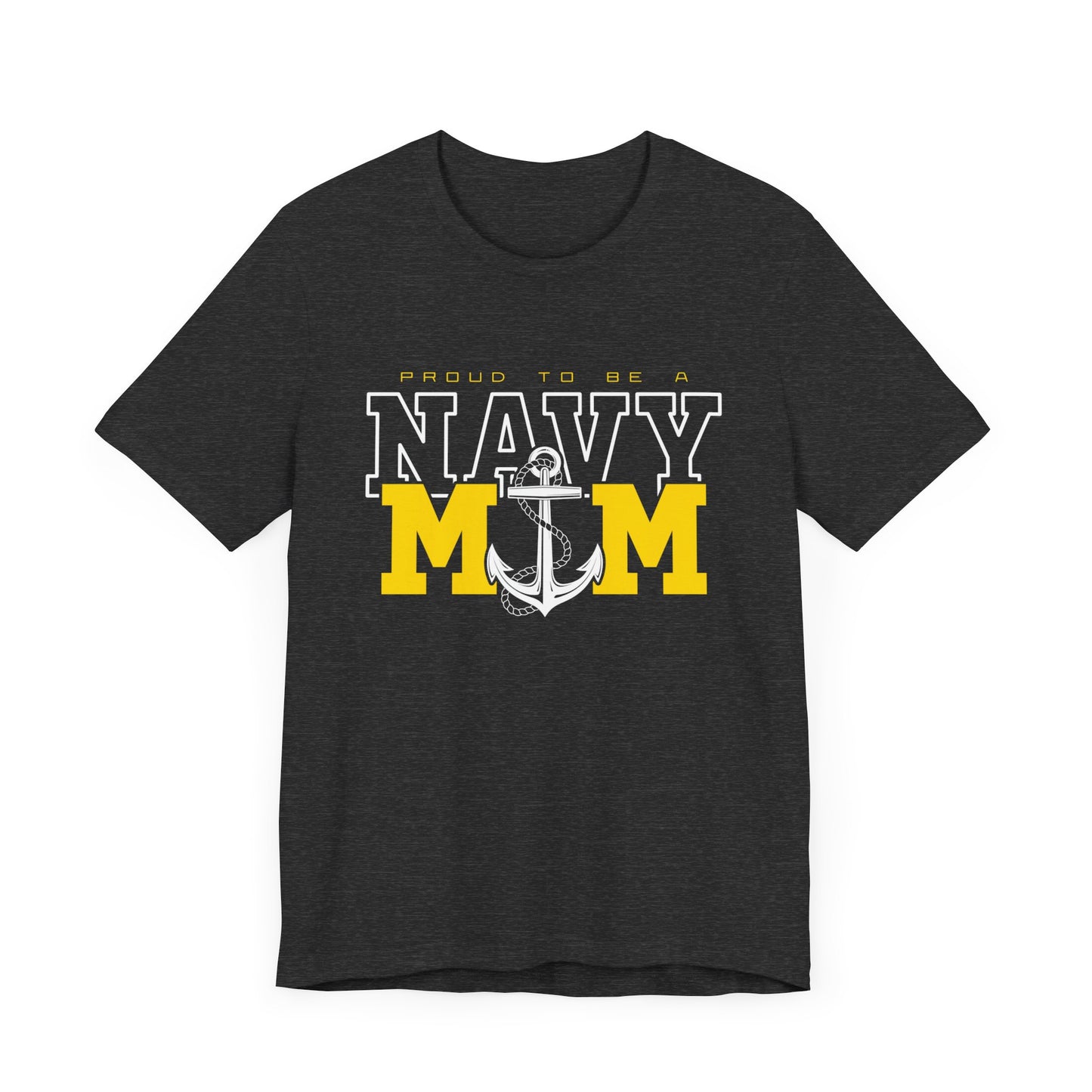 Proud Navy Mom Short Sleeve Tee