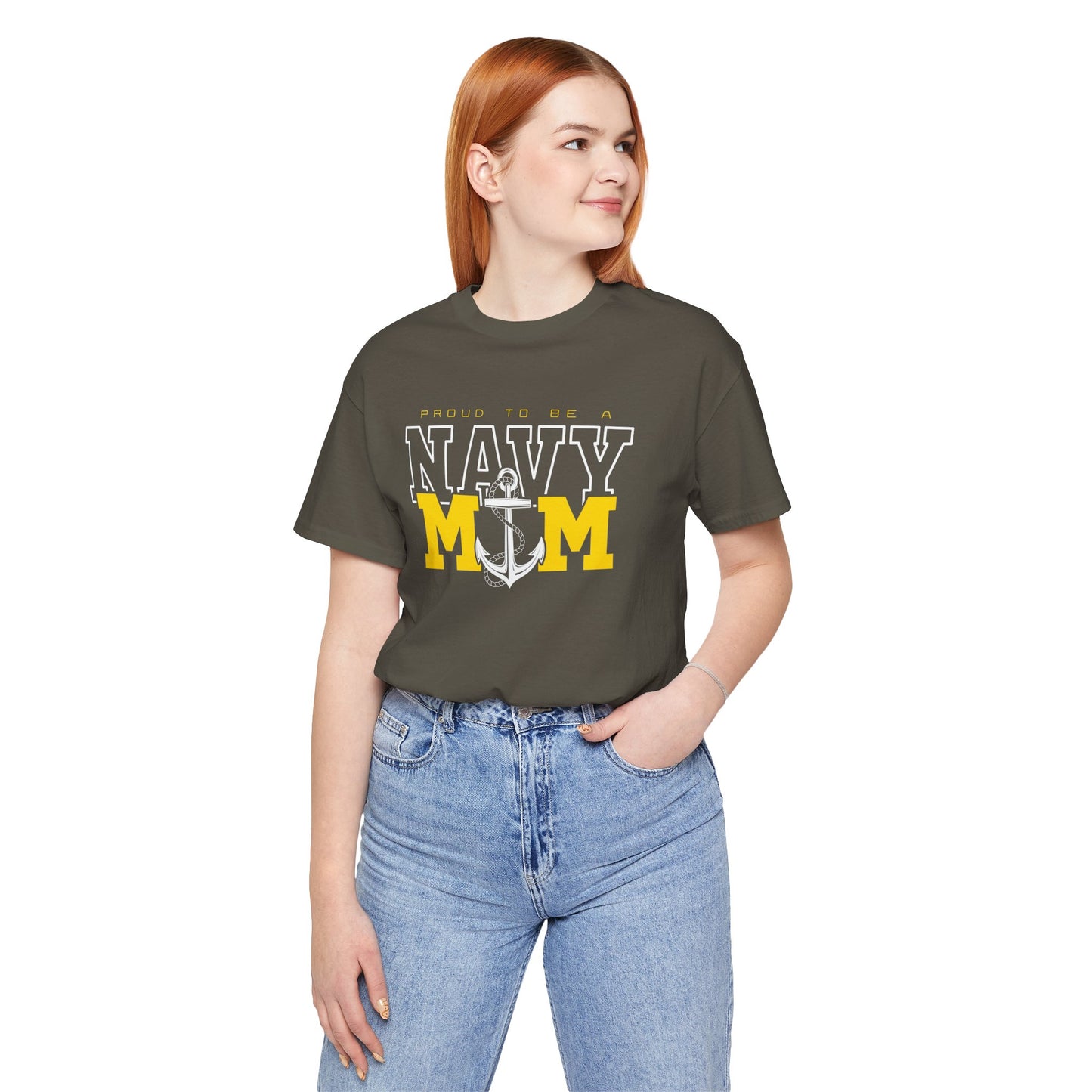 PROUD TO BE A NAVY MOM T-SHIRT