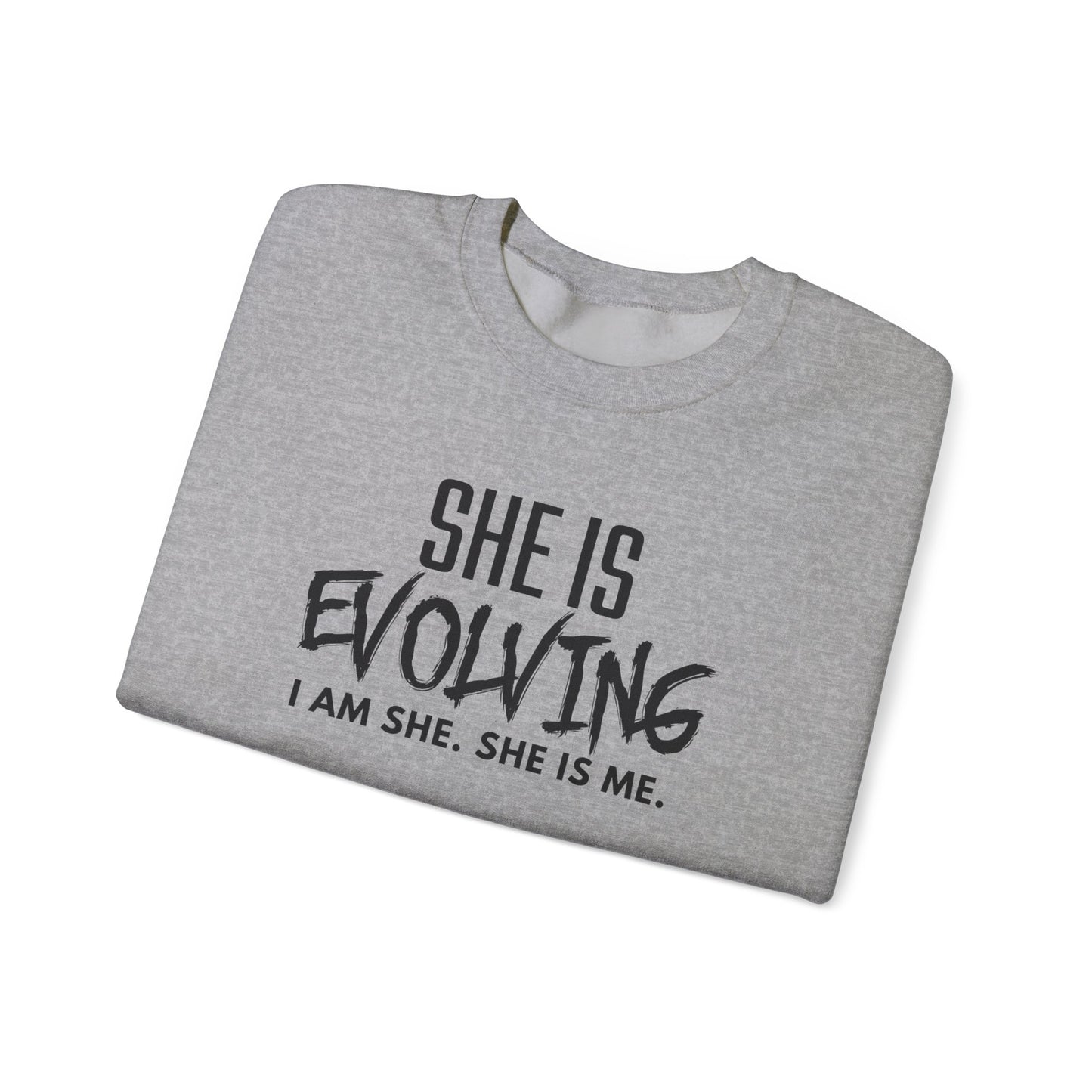 She Is Evolving  Crewneck Sweatshirt