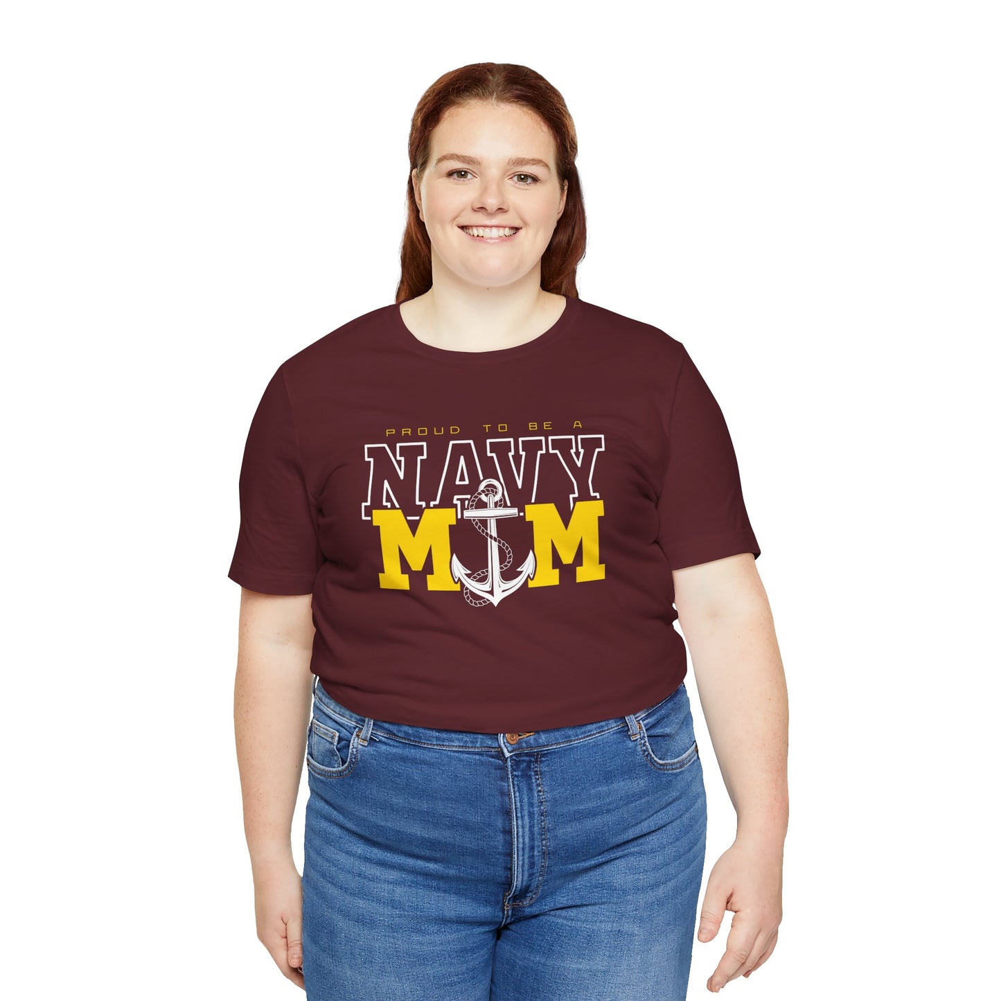 PROUD TO BE A NAVY MOM T-SHIRT