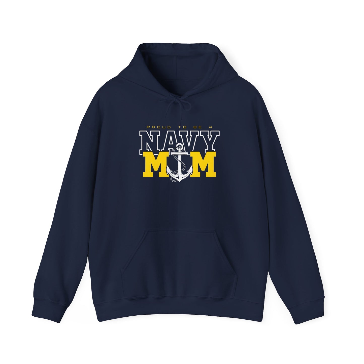 Proud Navy Mom Hoodie