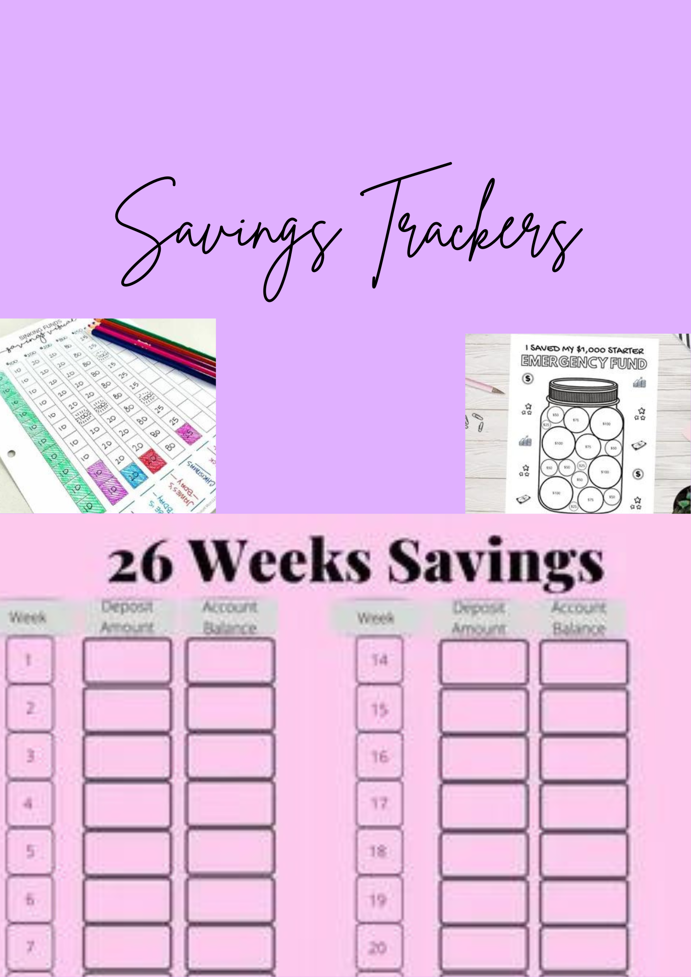 Savings  Trackers