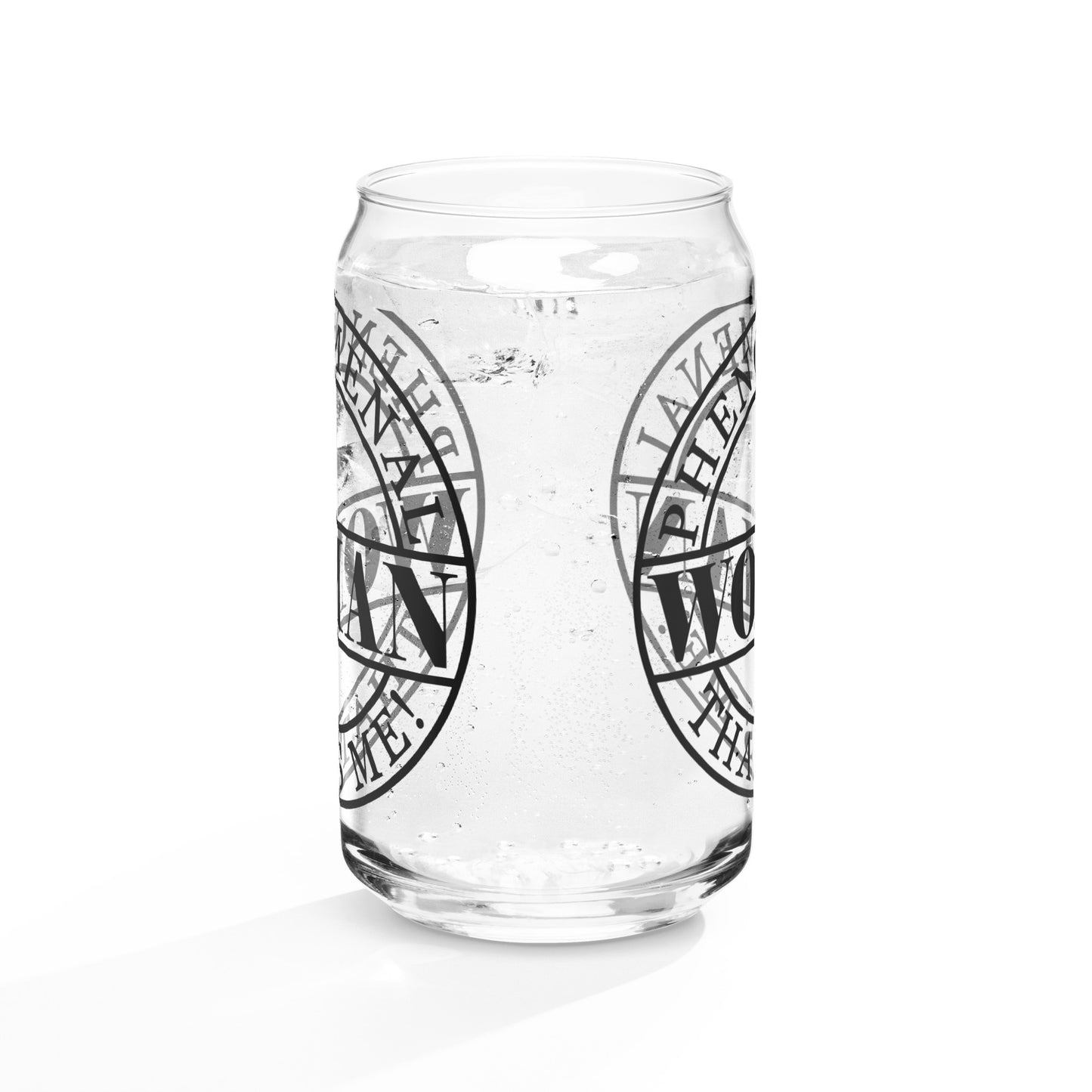 Can-shaped glass